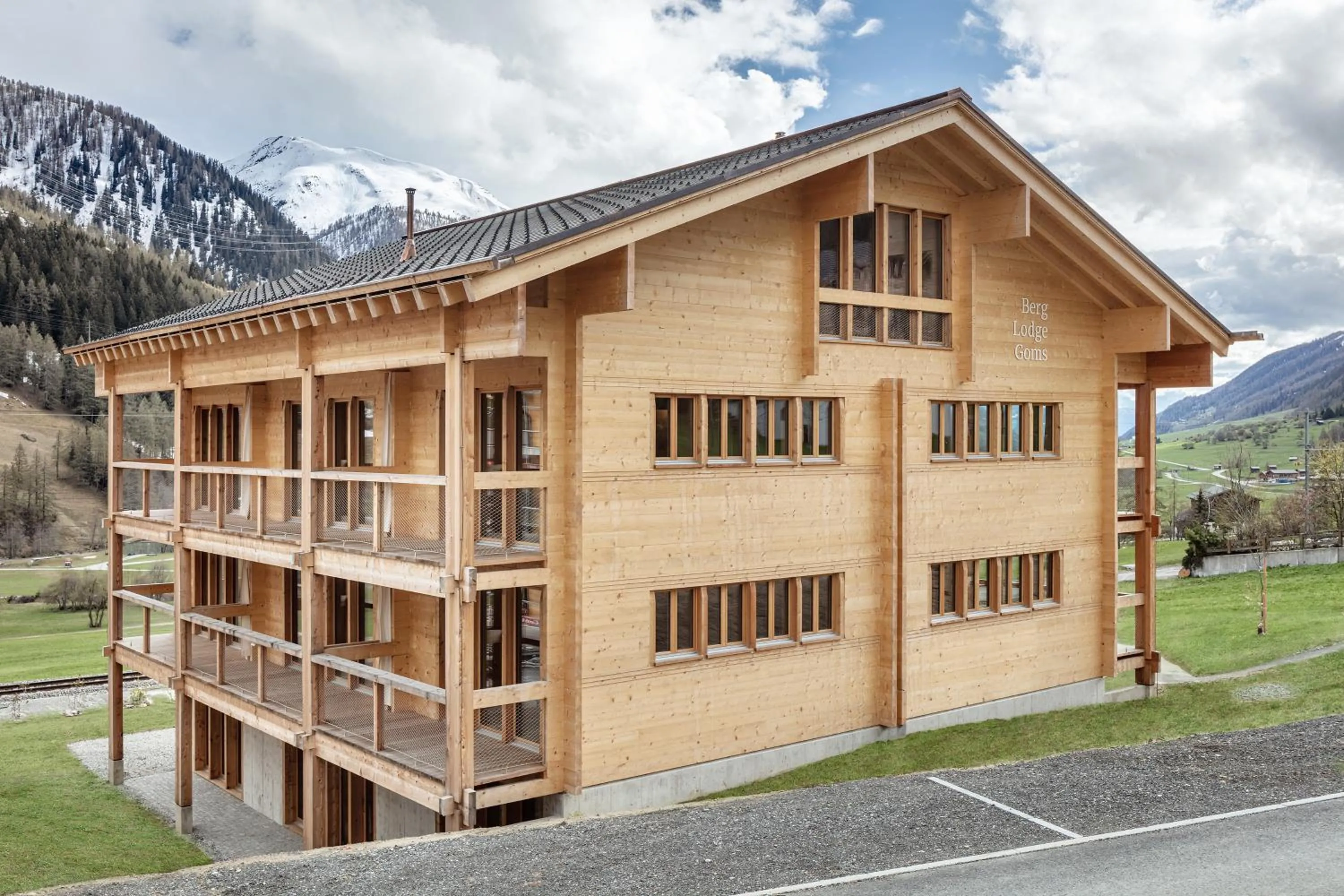 Property building in Berglodge Goms (Hotel)