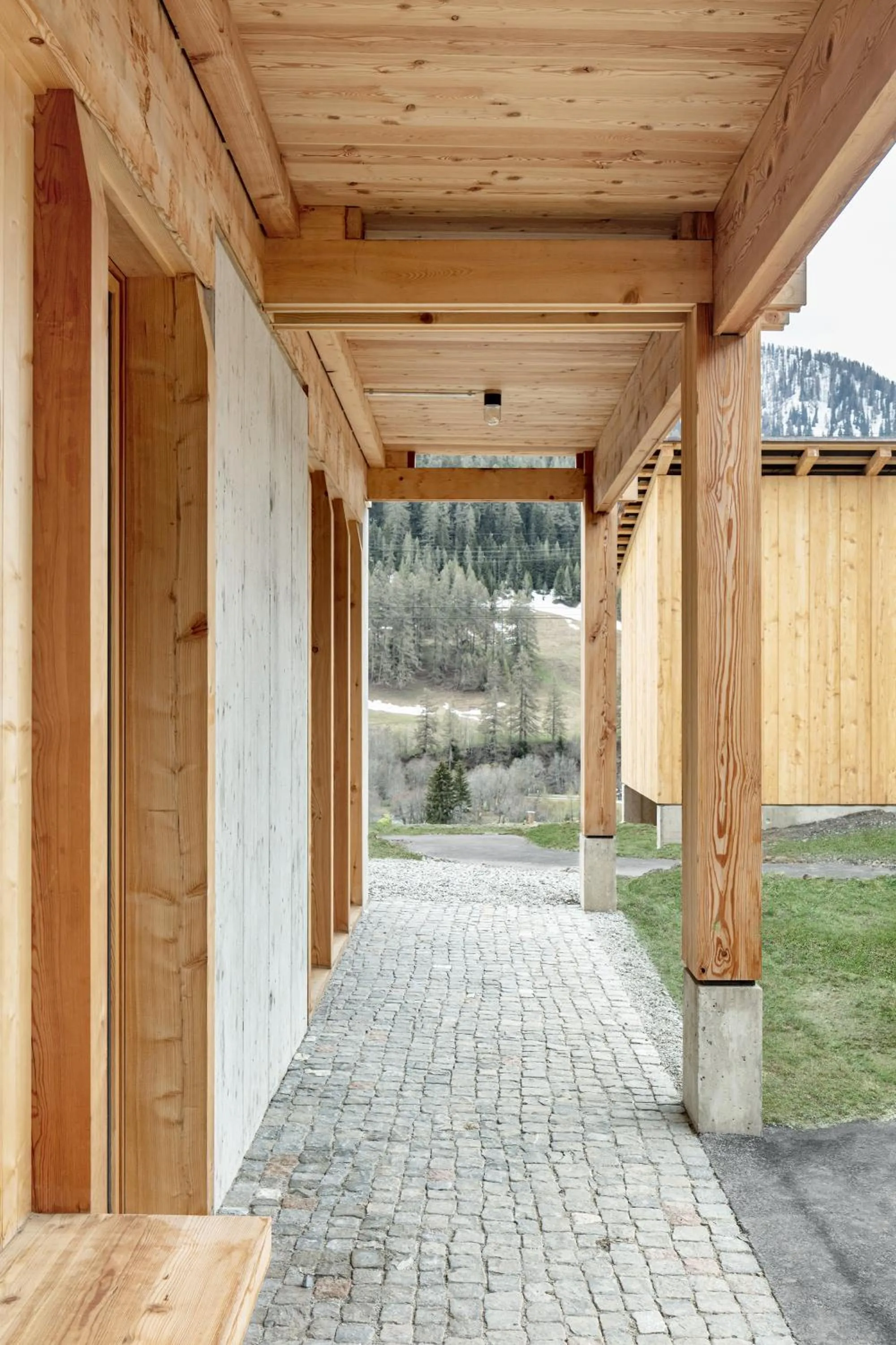 Property building in Berglodge Goms (Hotel)