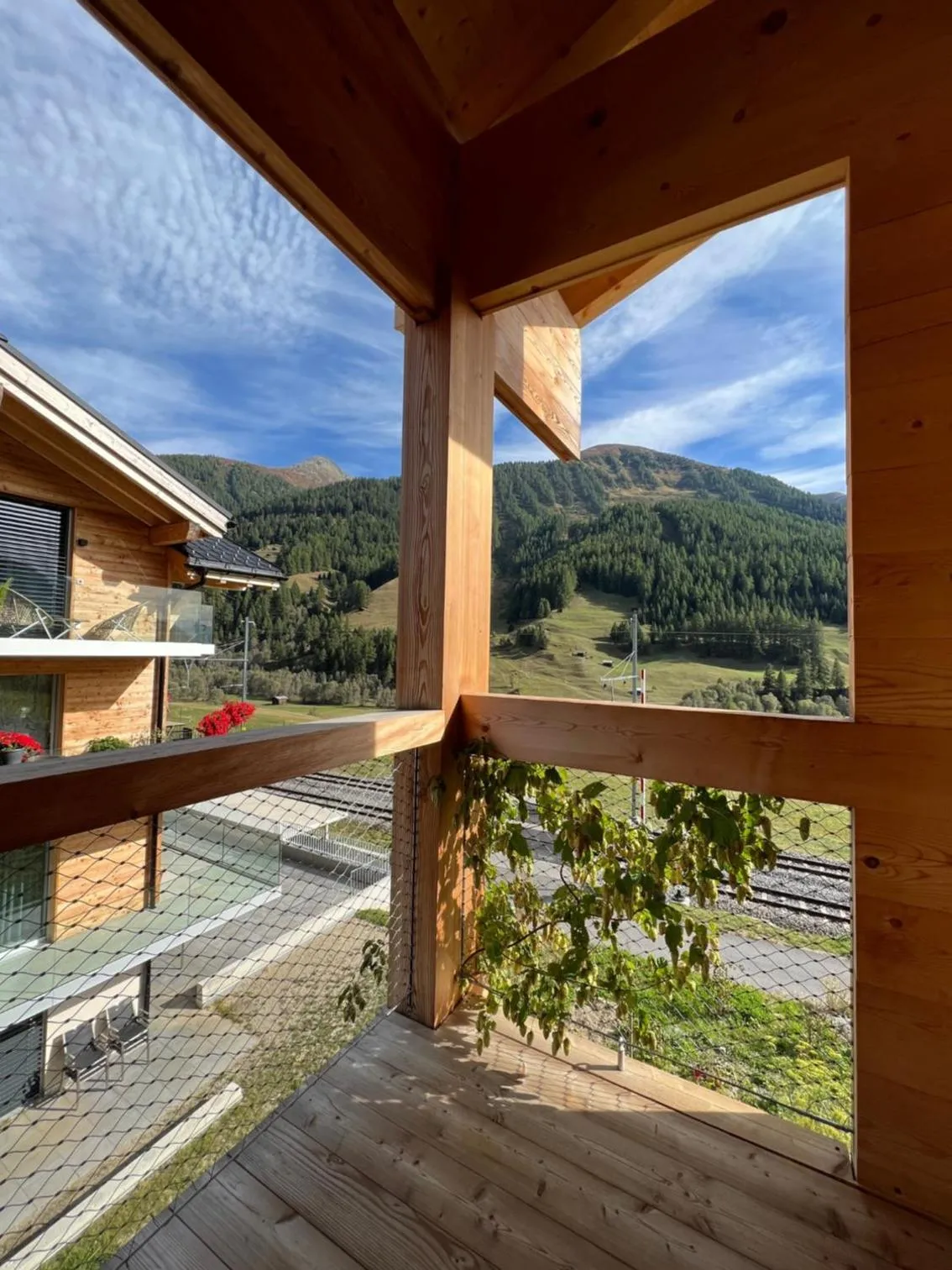 View (from property/room) in Berglodge Goms (Hotel)