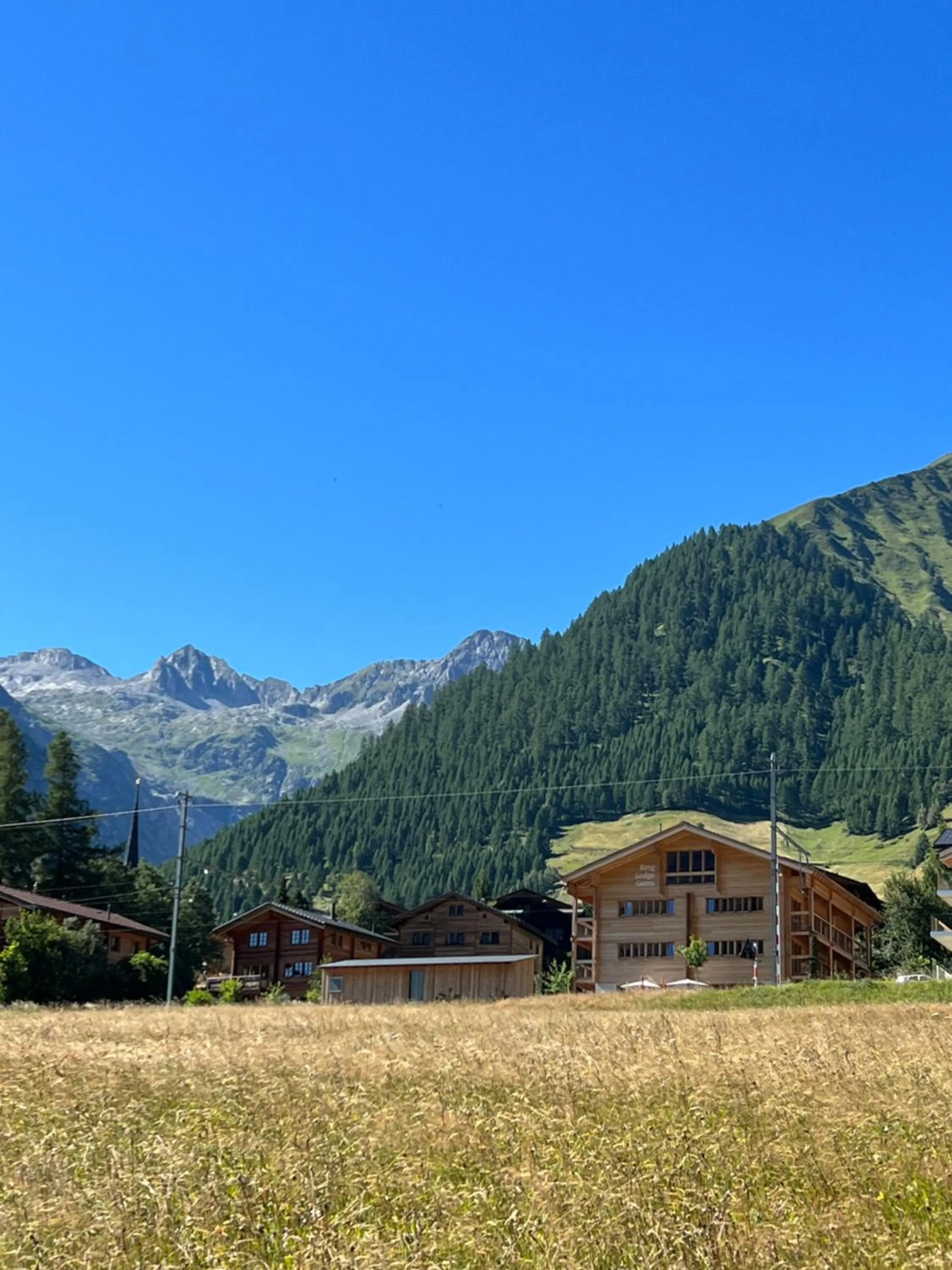Mountain view in Berglodge Goms (Hotel)