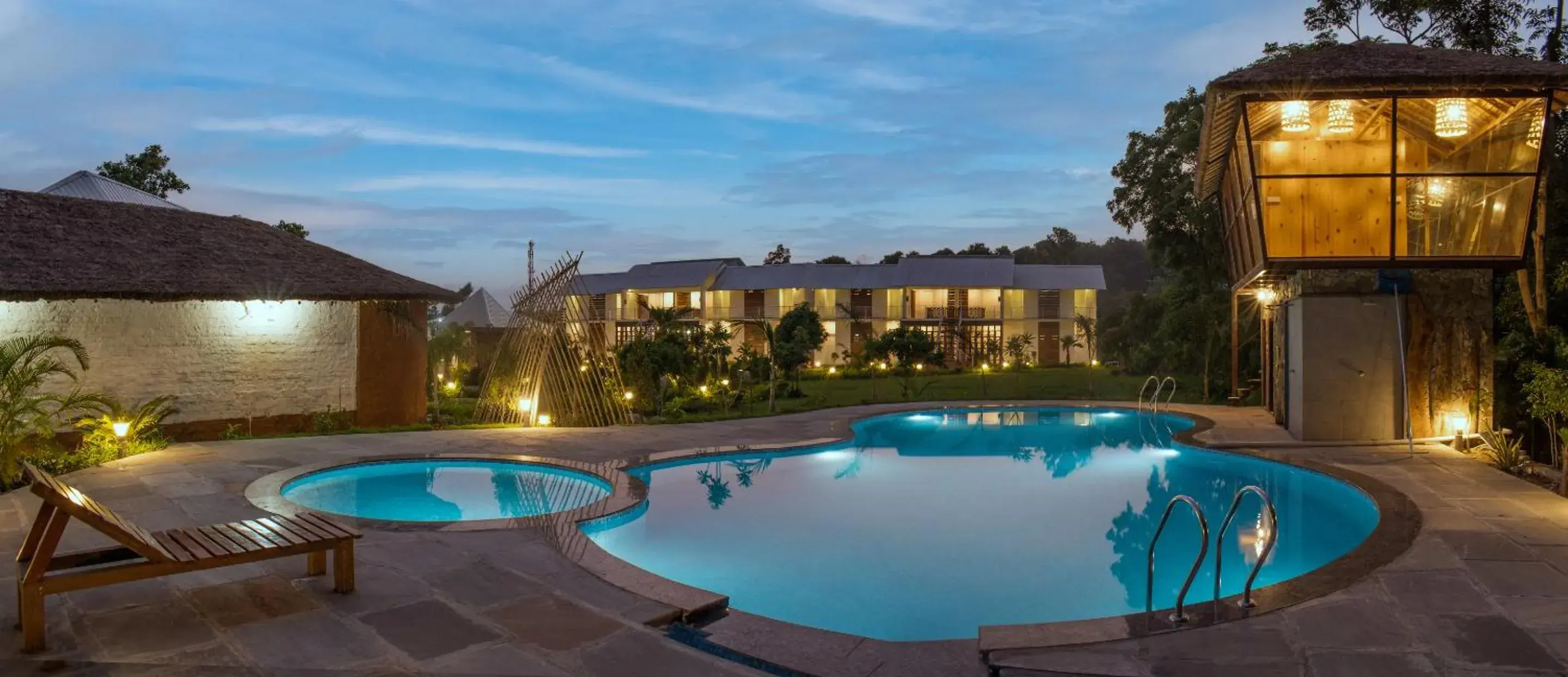 Property building in juSTa Lazy Haven Corbett, Uttarakhand Property building in juSTa Lazy Haven Corbett, Uttarakhand