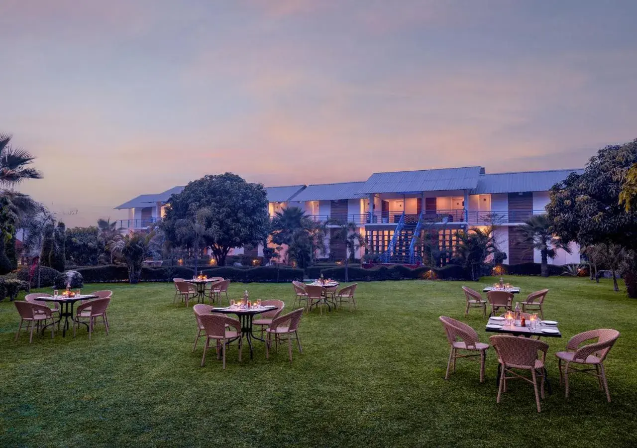 Facade/entrance in juSTa Lazy Haven Corbett, Uttarakhand Facade/entrance in juSTa Lazy Haven Corbett, Uttarakhand