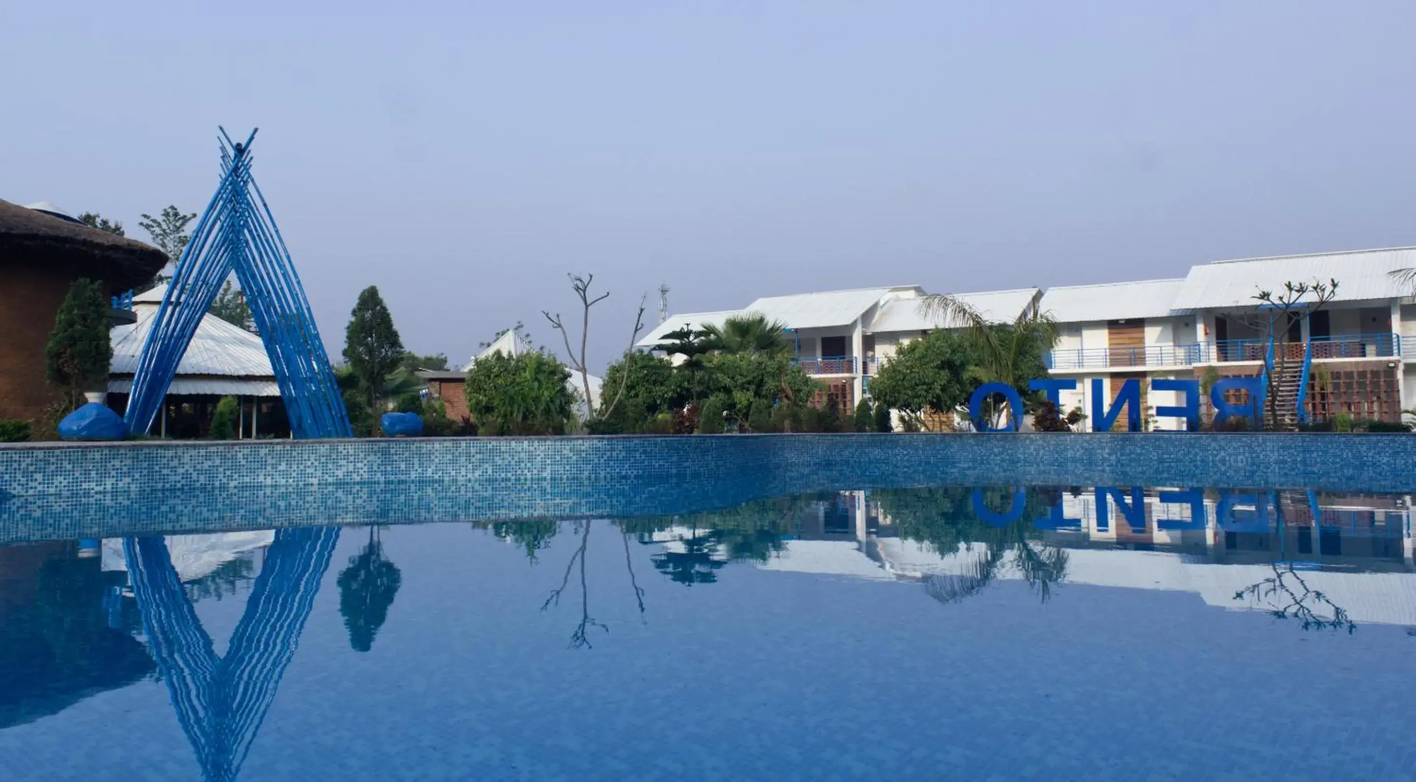 Swimming pool in juSTa Lazy Haven Corbett, Uttarakhand Swimming pool in juSTa Lazy Haven Corbett, Uttarakhand