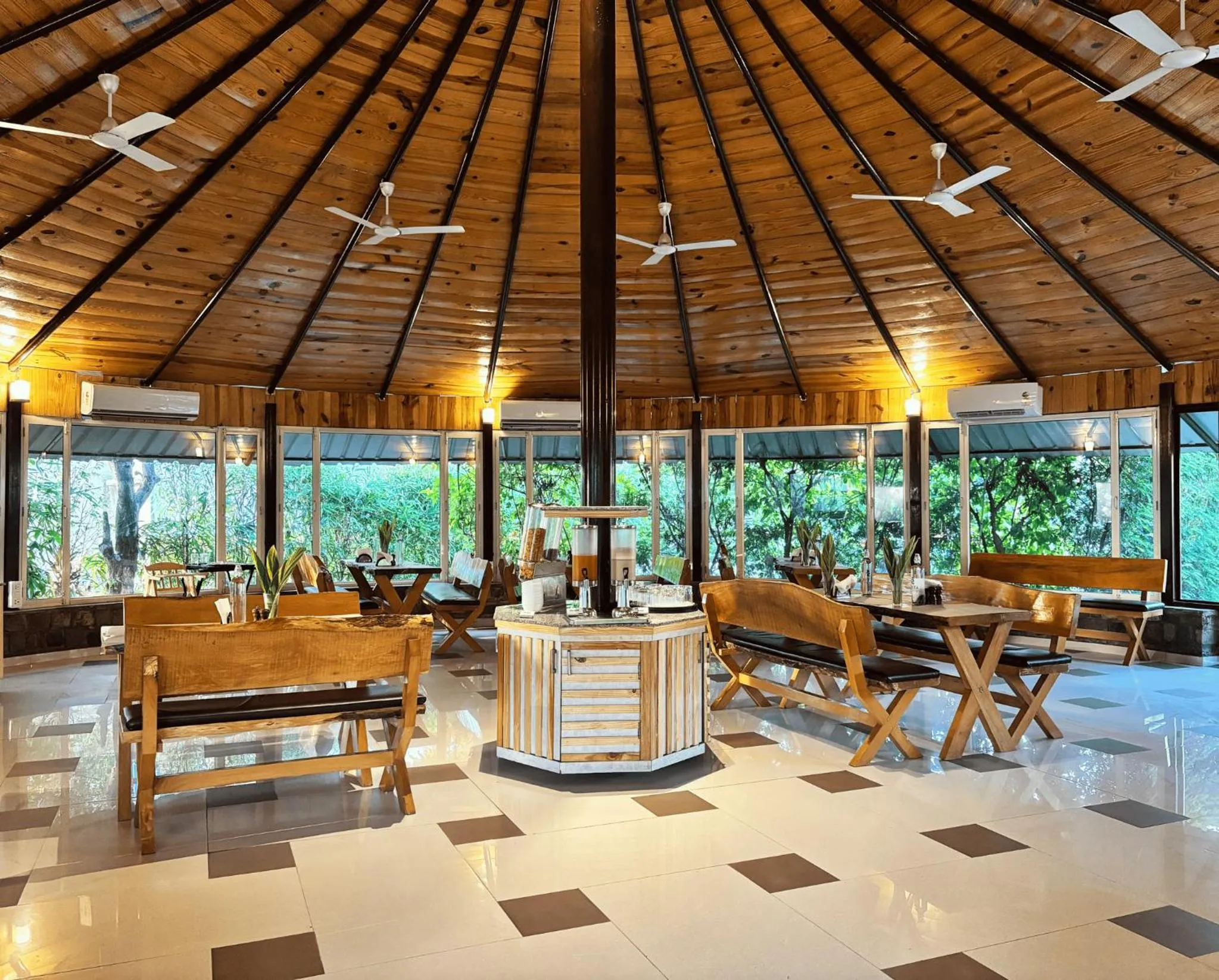 Restaurant/places to eat in juSTa Lazy Haven Corbett, Uttarakhand