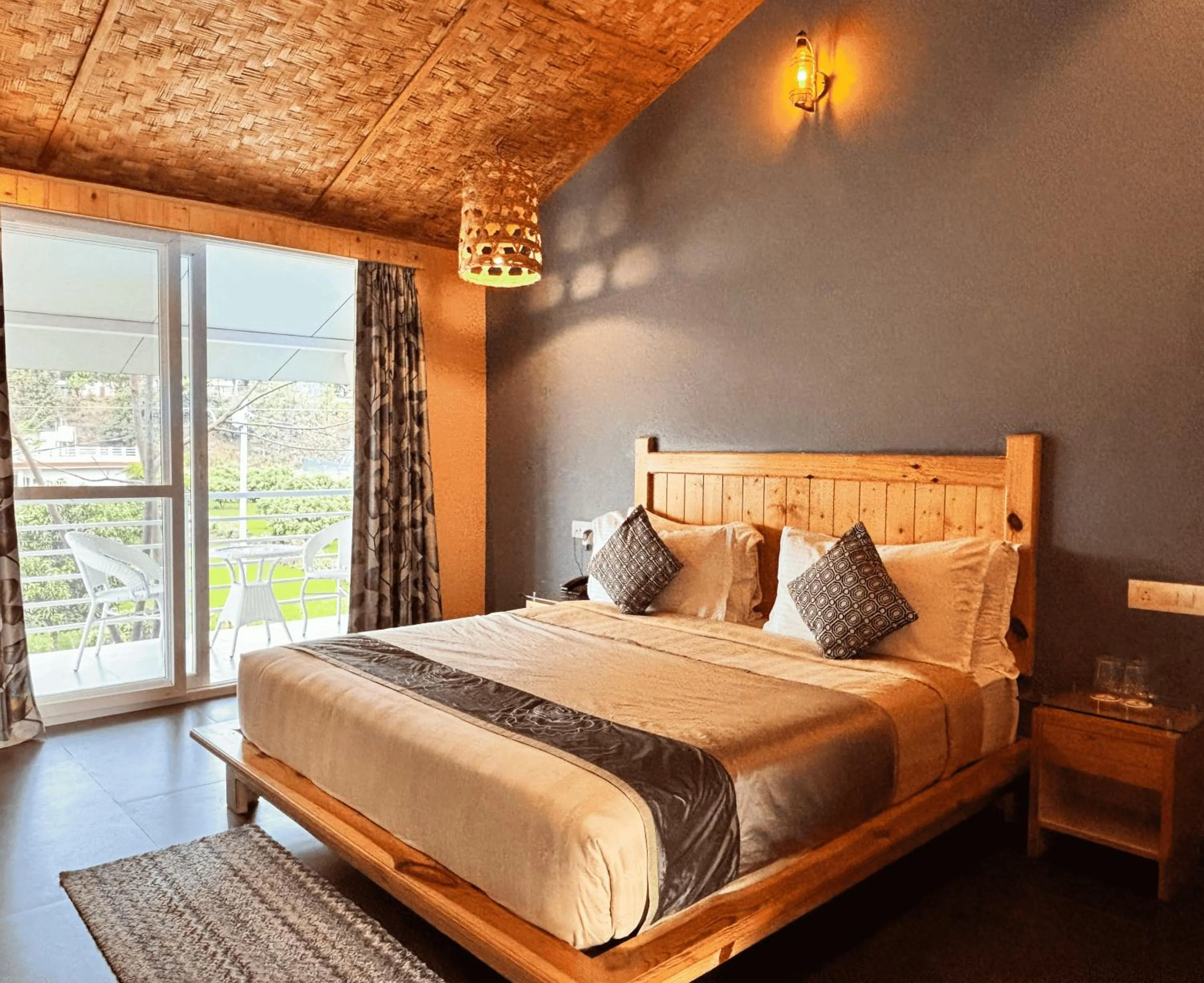 Bed in juSTa Lazy Haven Corbett, Uttarakhand