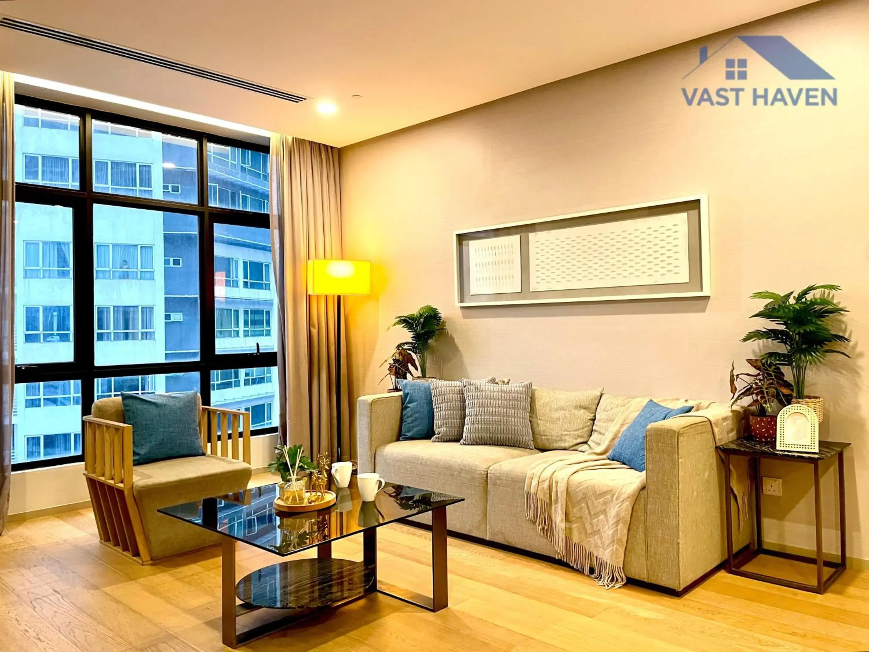 Living room in 188 Suites KLCC by VastHaven Living room in 188 Suites KLCC by VastHaven