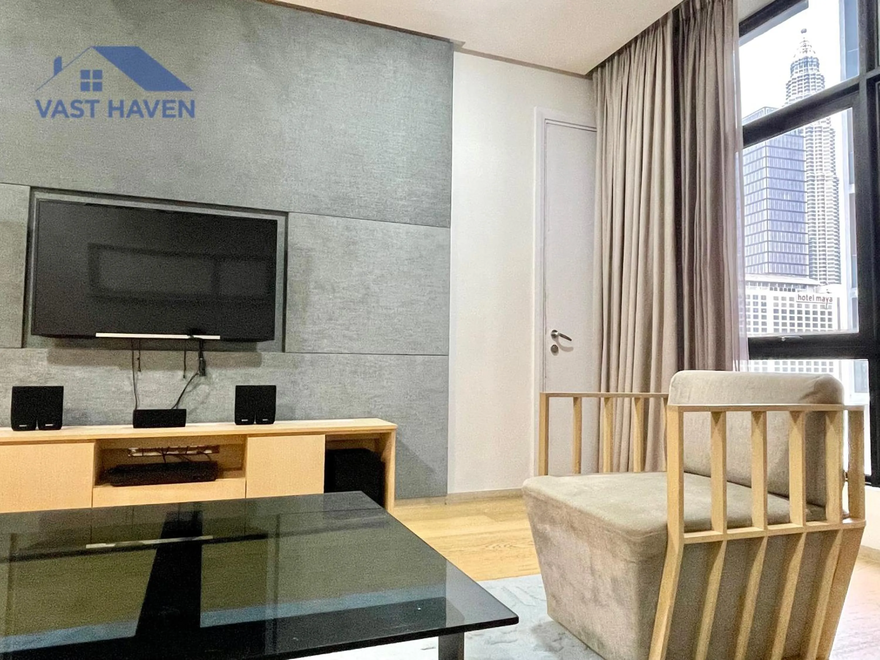 TV and multimedia in 188 Suites KLCC by VastHaven