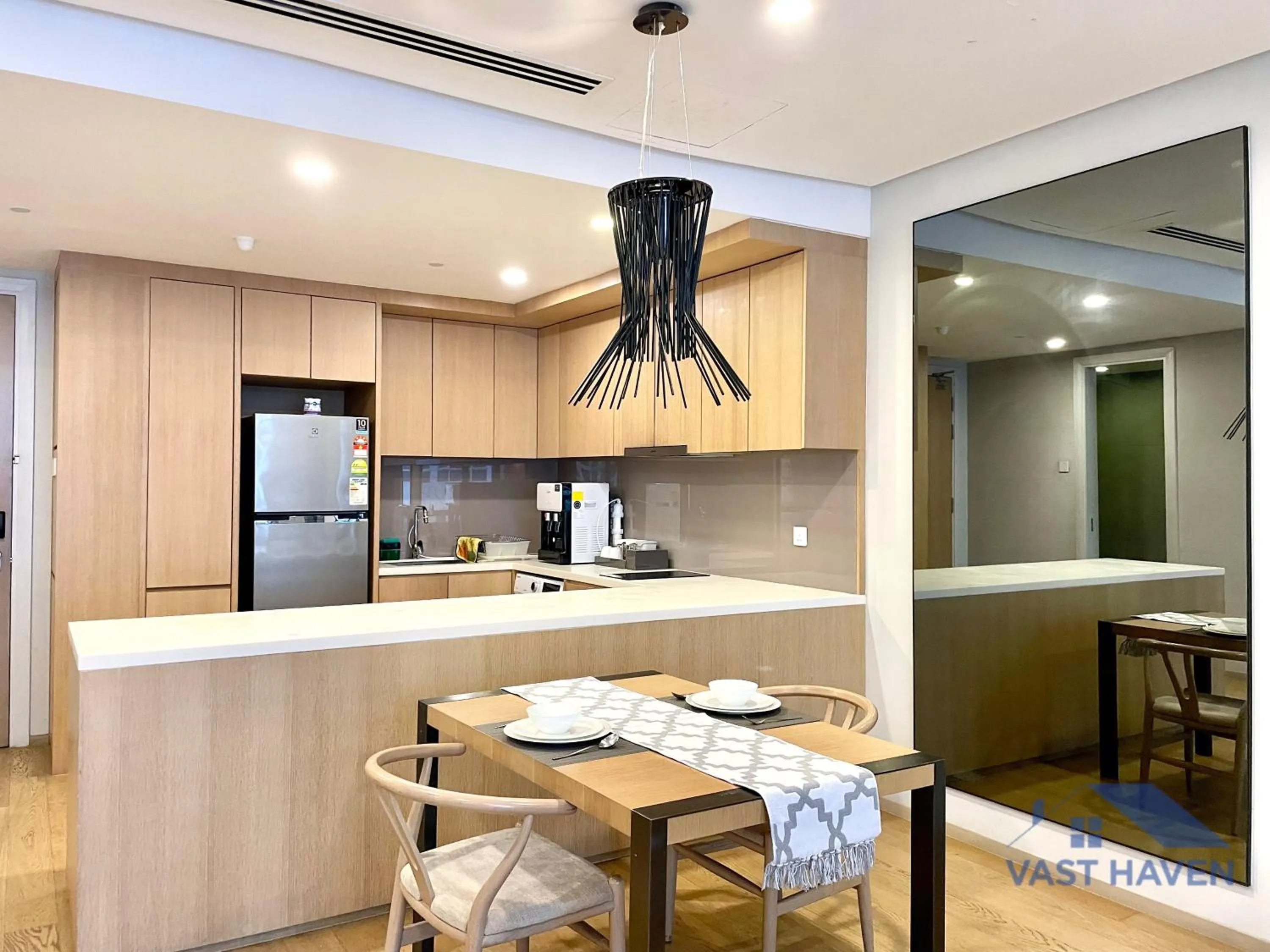 Kitchen or kitchenette in 188 Suites KLCC by VastHaven