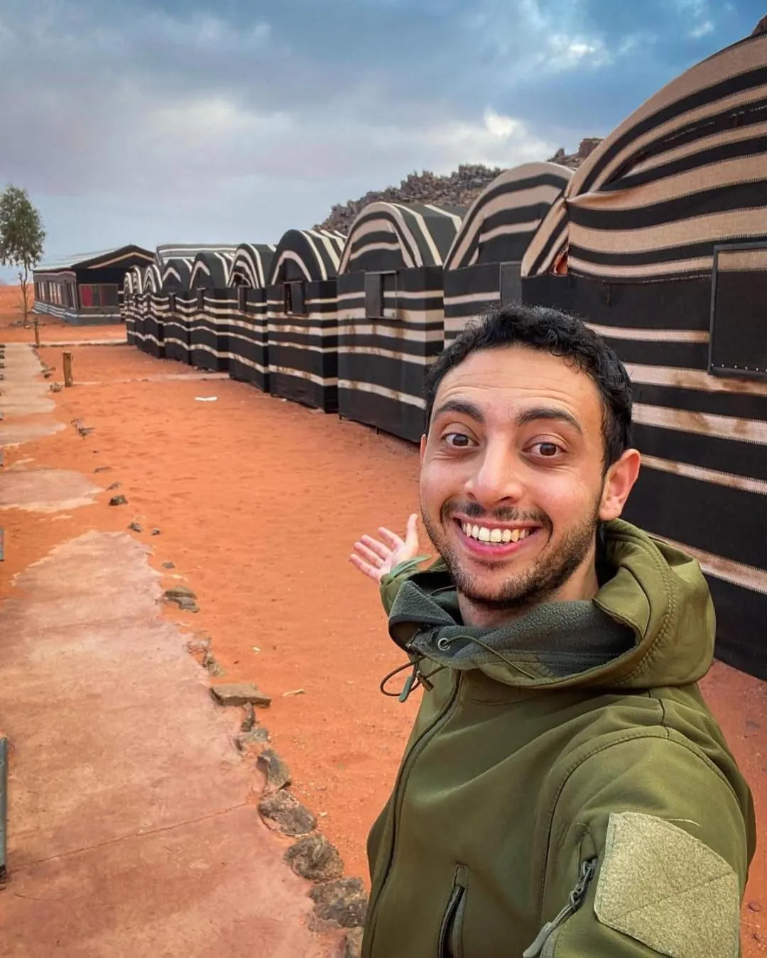 Natural landscape in Wadirum winter
