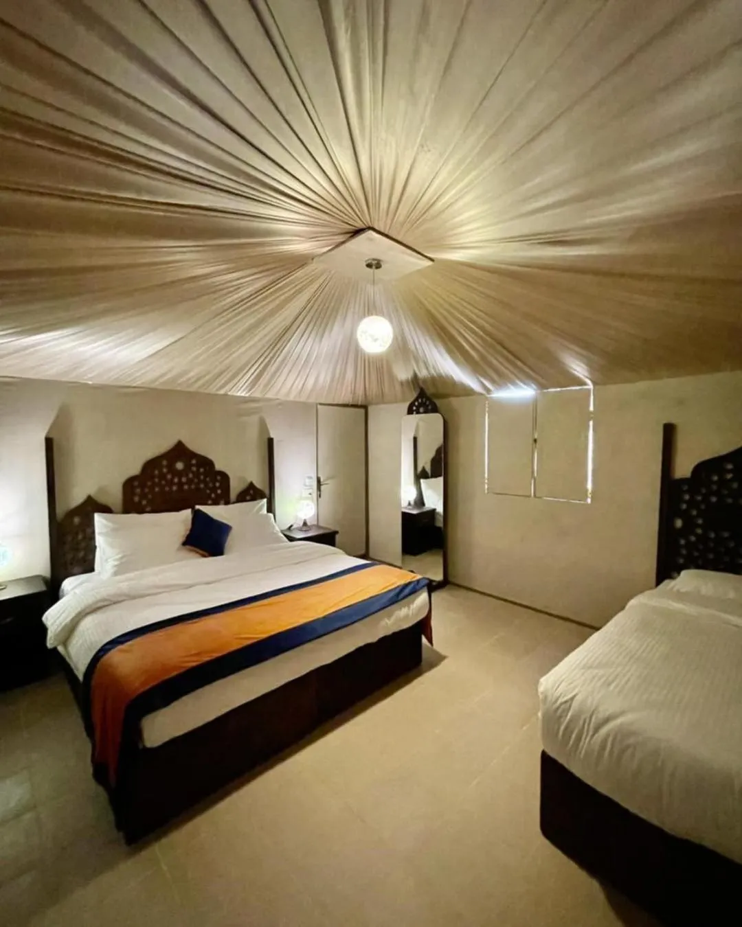 Bed in Wadirum winter