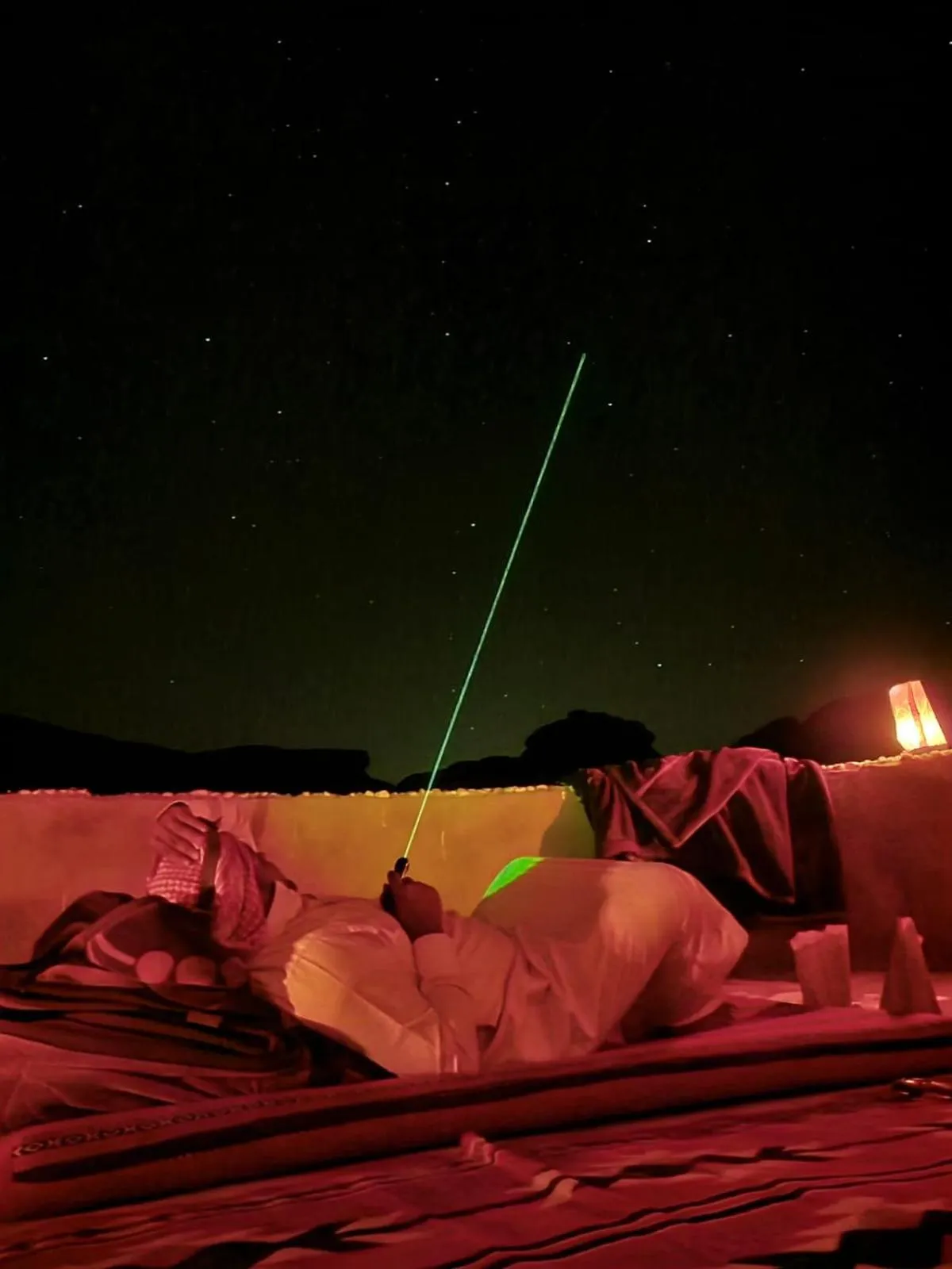 Night in Wadirum winter