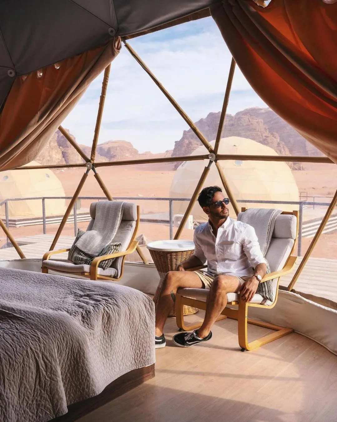 Bed in Wadirum winter
