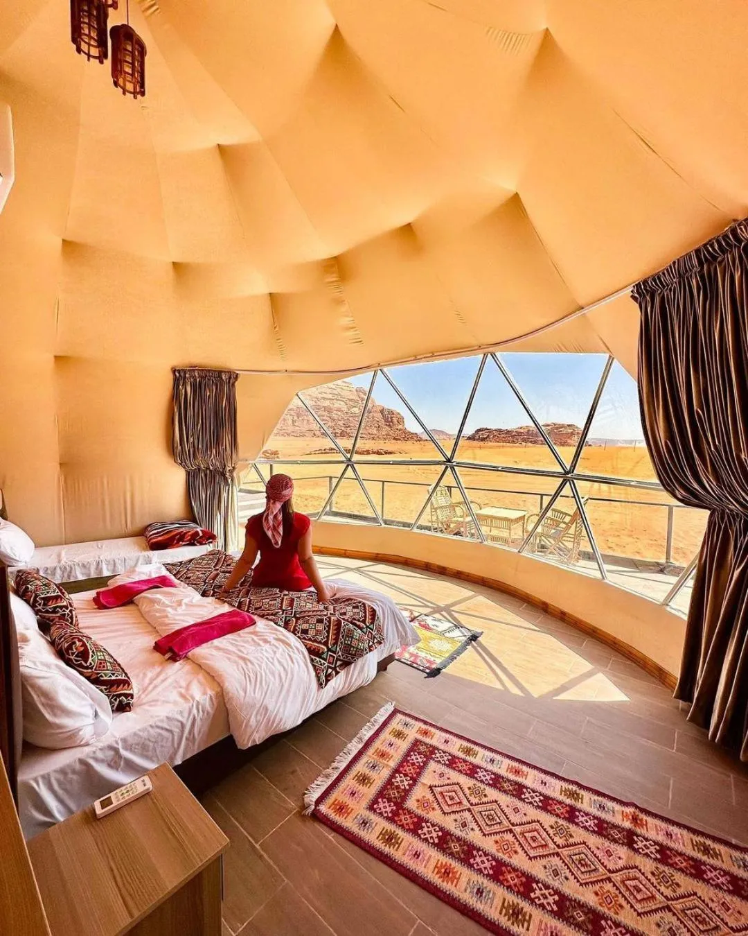 Natural landscape, Bed in Wadirum winter