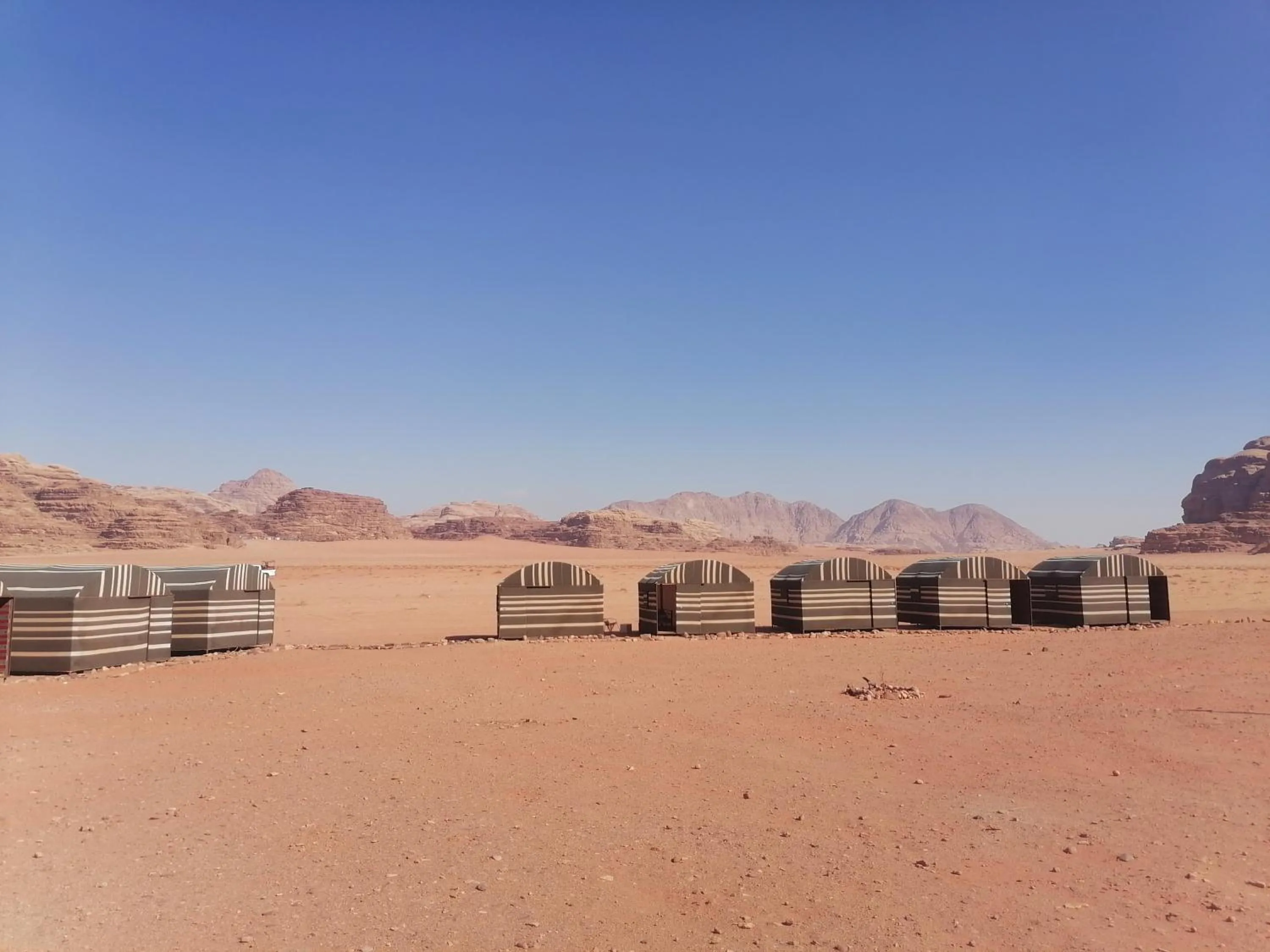 Property building in Wadirum winter
