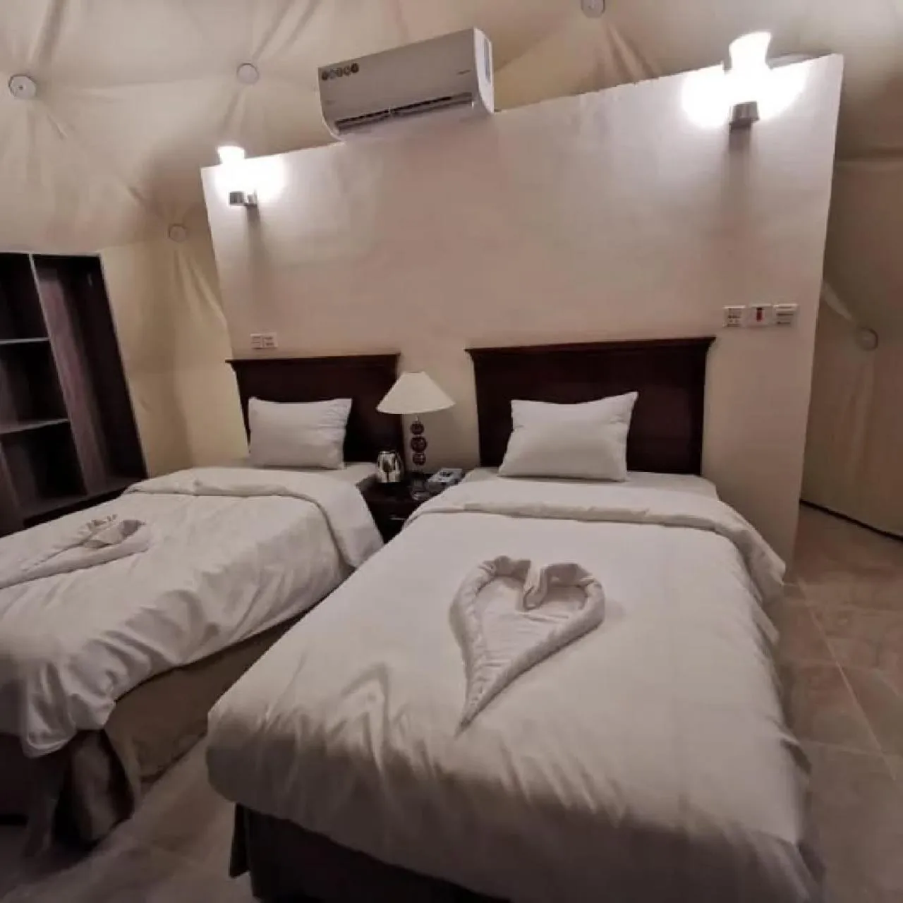 Bed in Wadirum winter