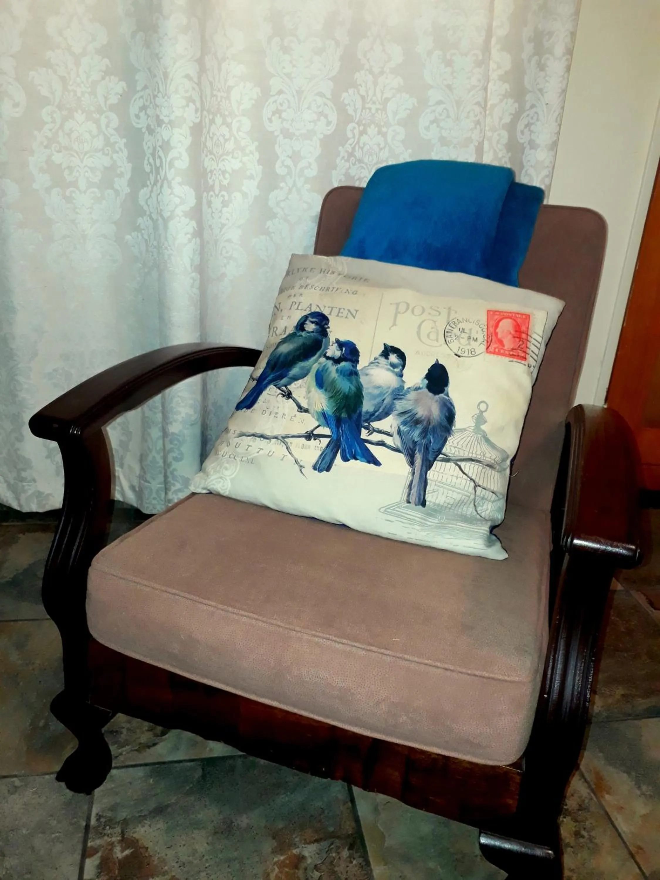 Seating area, Bed in Blessings Guesthouse