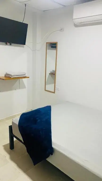 Bed in Hostal Cigarra Bed in Hostal Cigarra