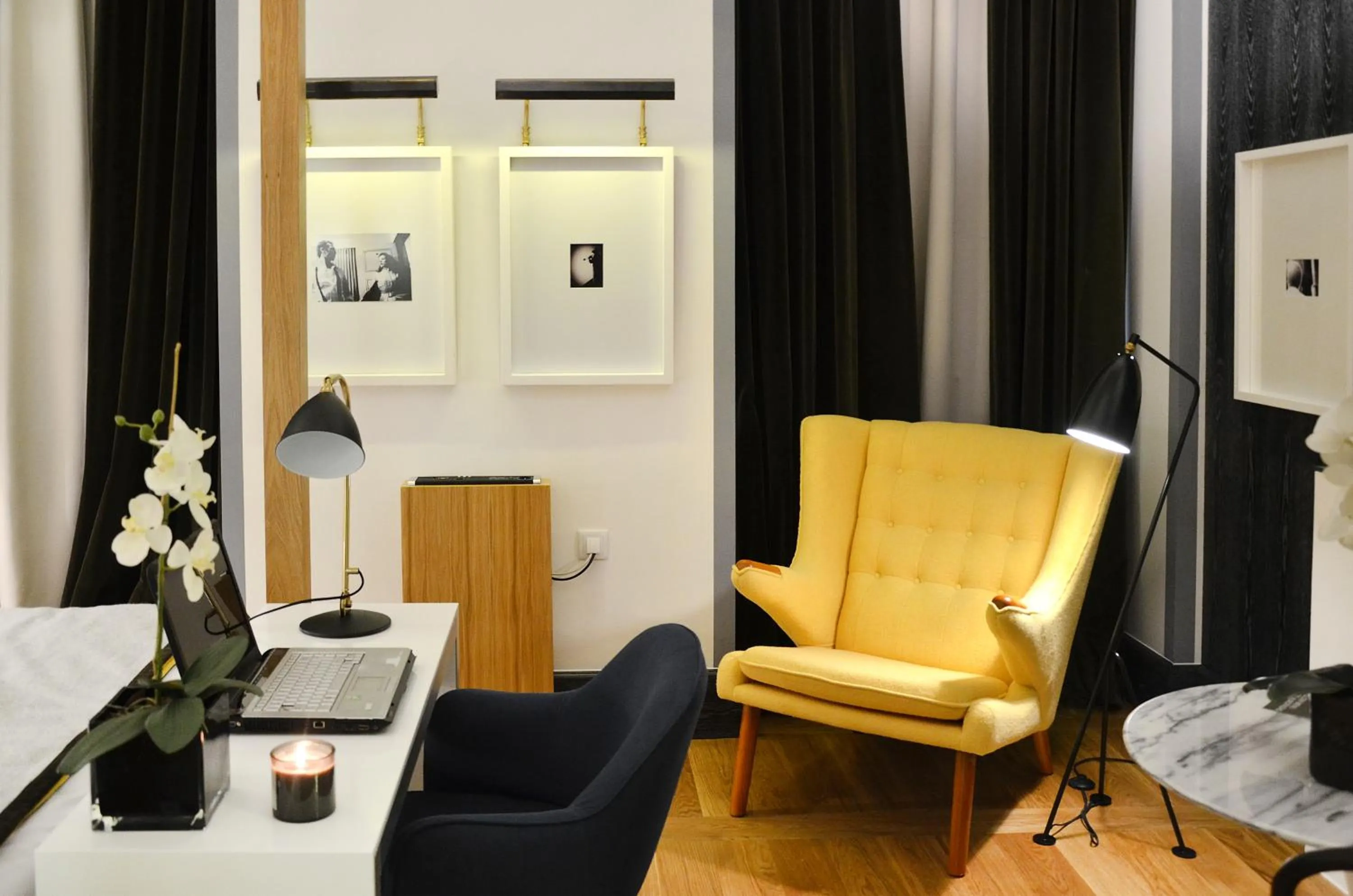 Seating area in Browns Central Hotel