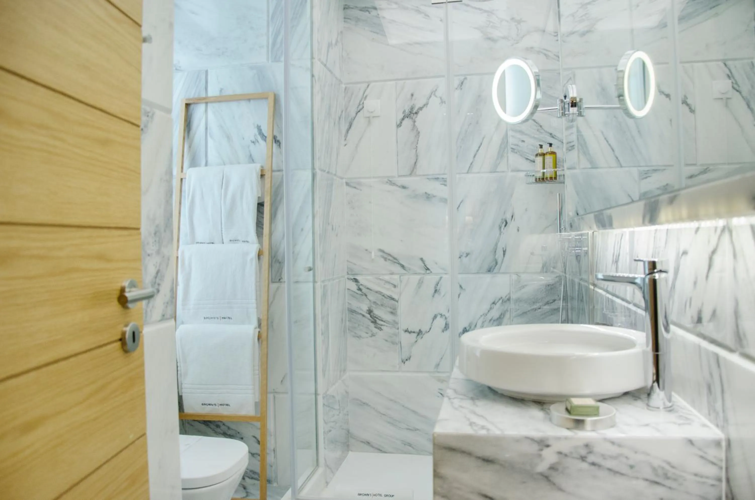 Bathroom in Browns Central Hotel