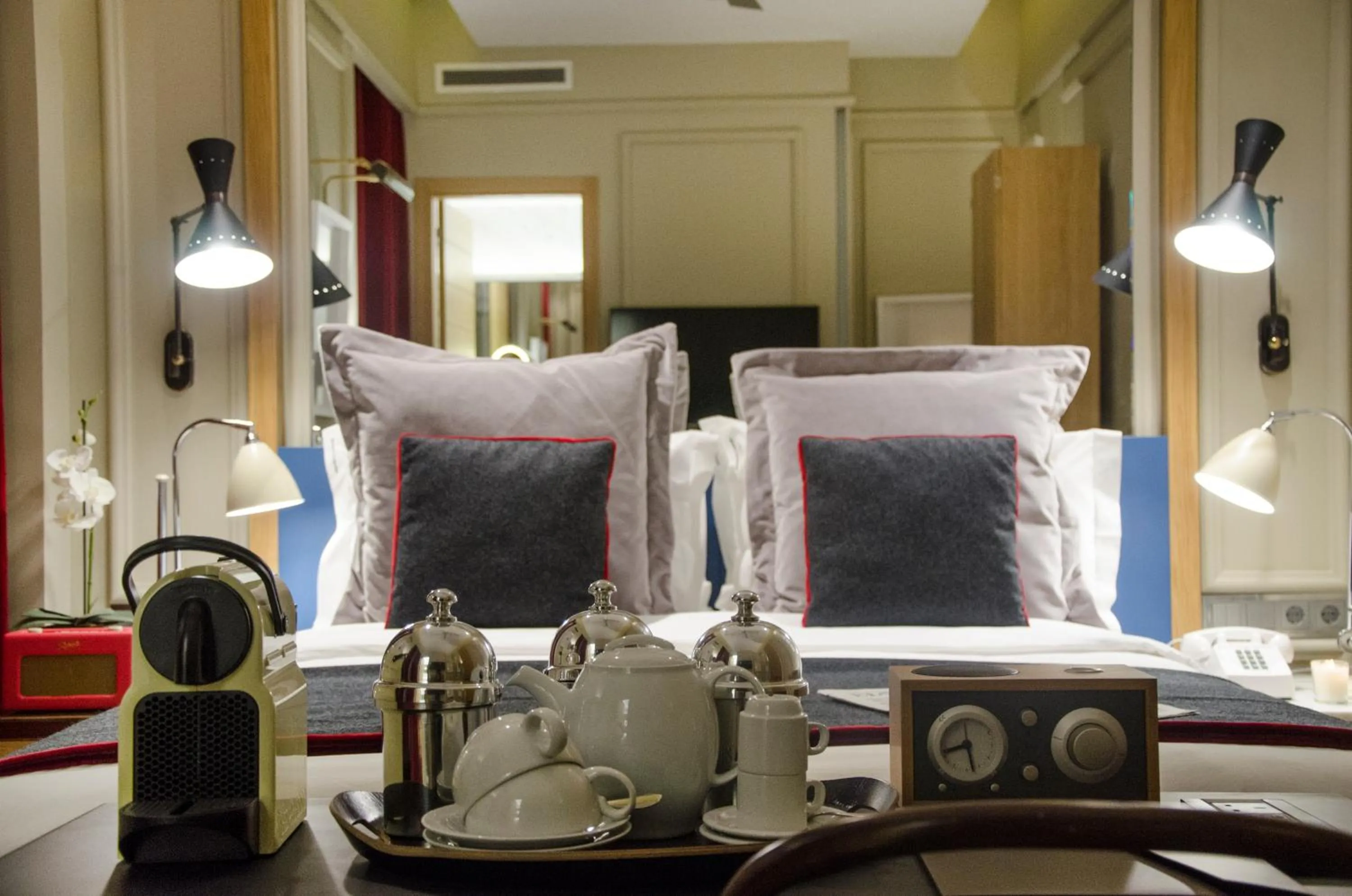 Bed in Browns Central Hotel