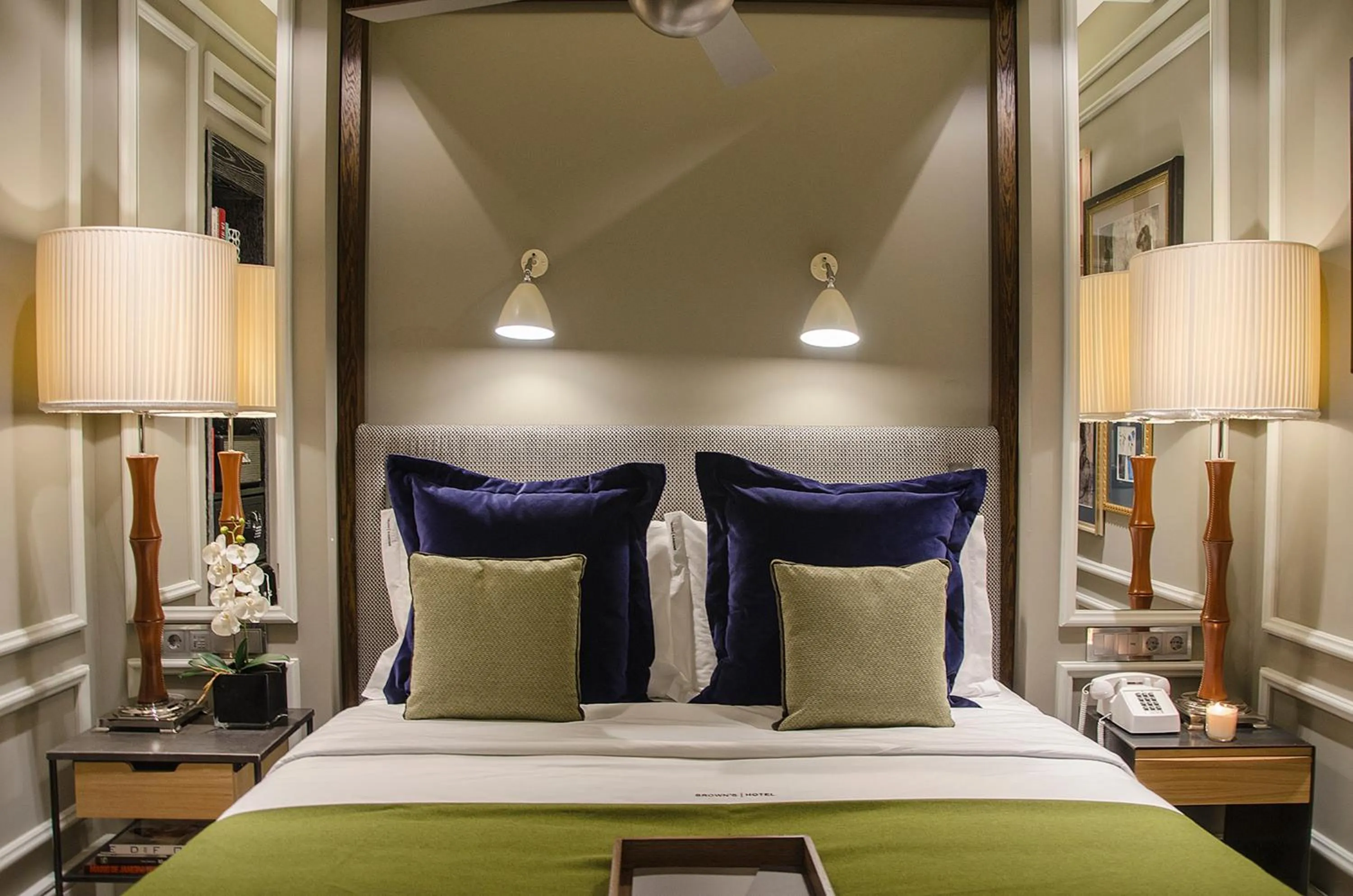 Bed in Browns Central Hotel