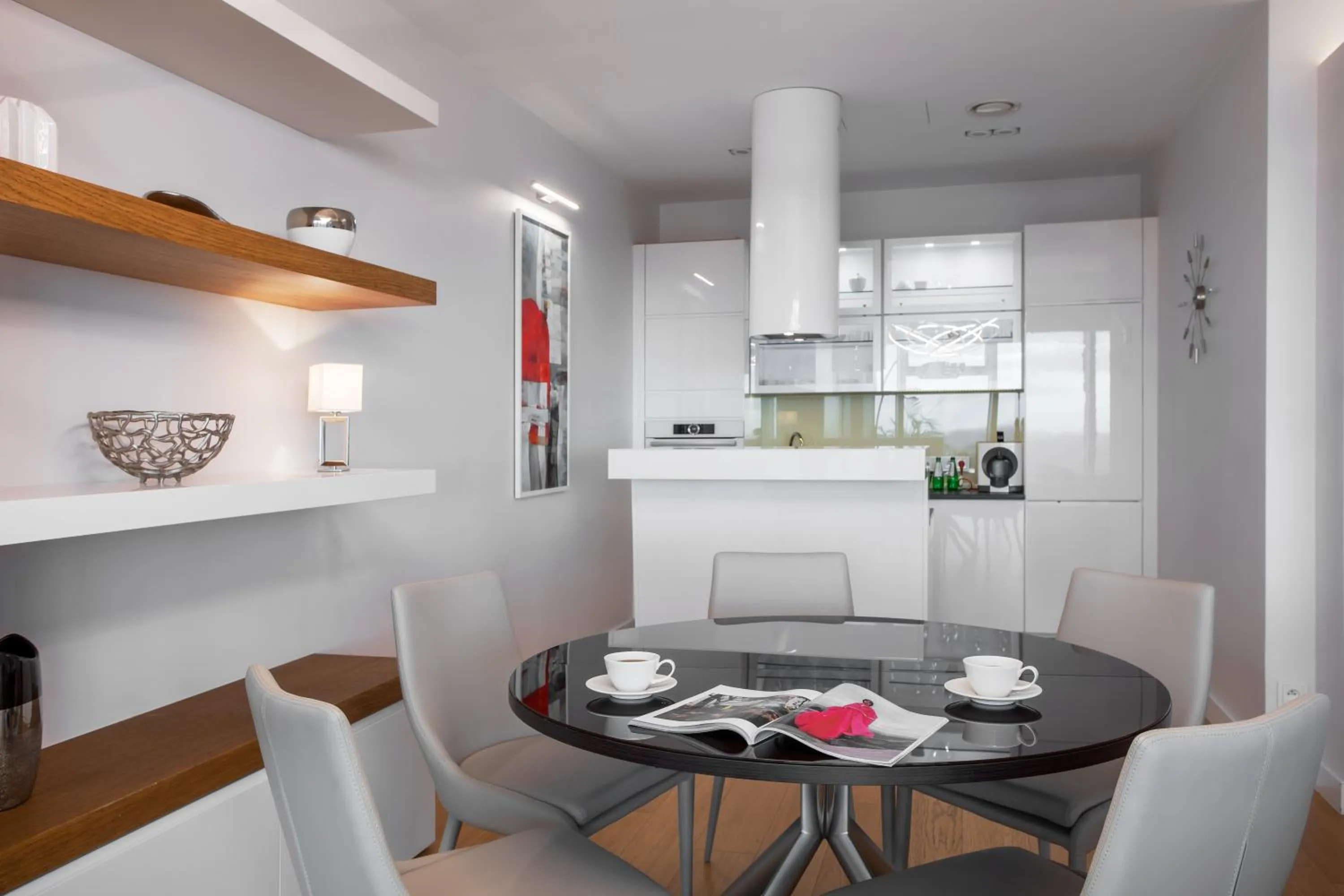 Kitchen or kitchenette in In The Sky - Apartamenty w Sky Tower