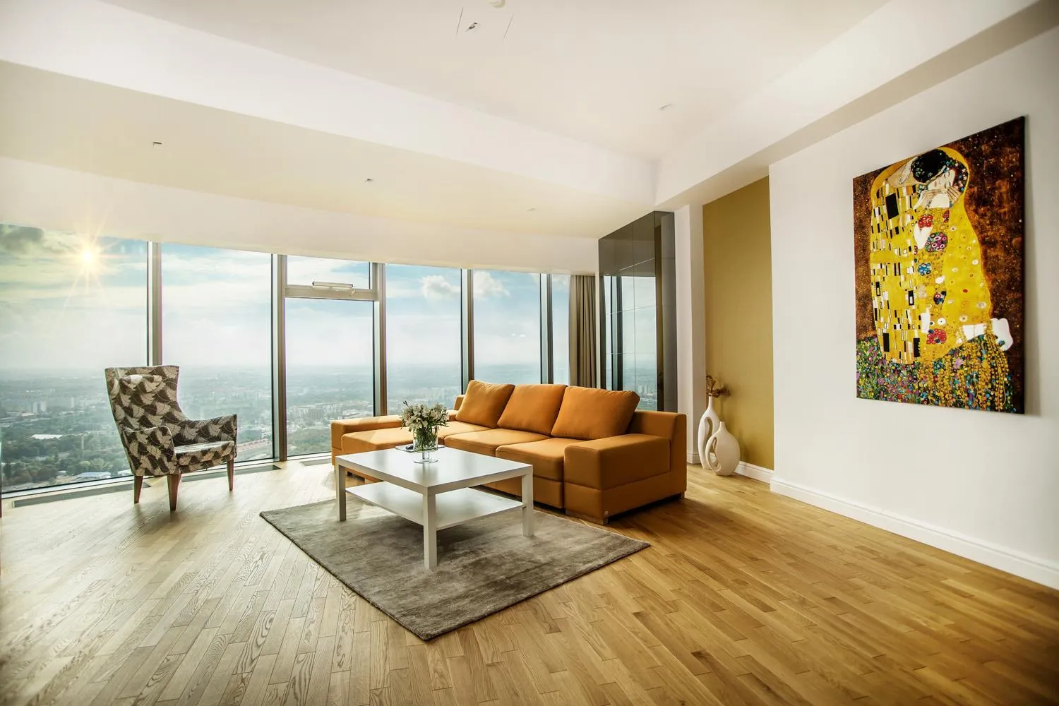 Living room in In The Sky - Apartamenty w Sky Tower