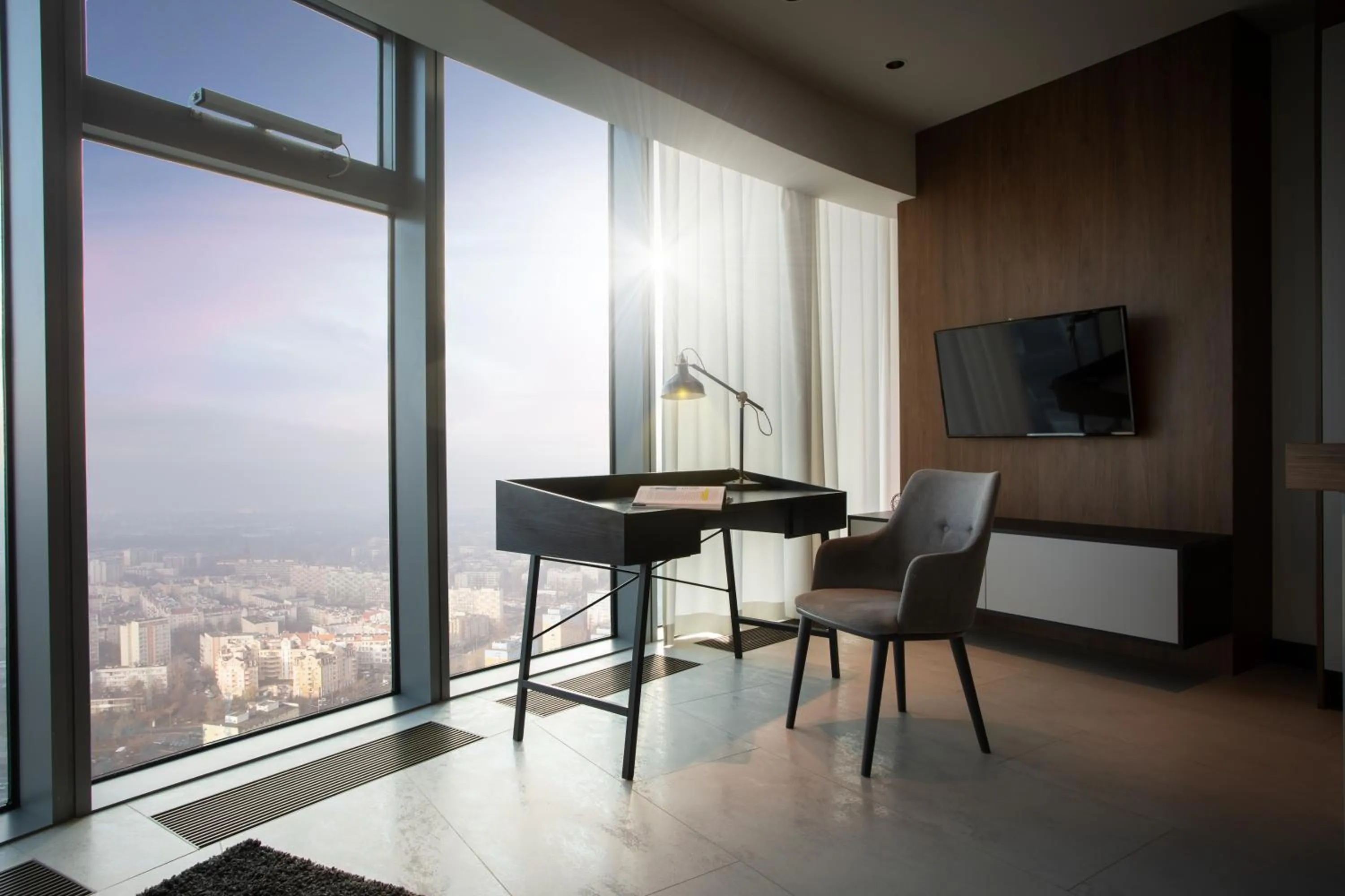 Bird's eye view in In The Sky - Apartamenty w Sky Tower