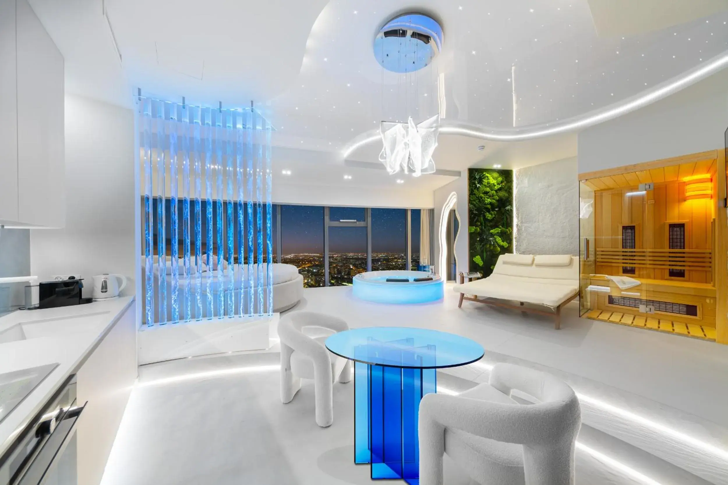 King Suite with Spa Bath in Sky Tower Apartamenty - In The Sky Apartments King Suite with Spa Bath in Sky Tower Apartamenty - In The Sky Apartments