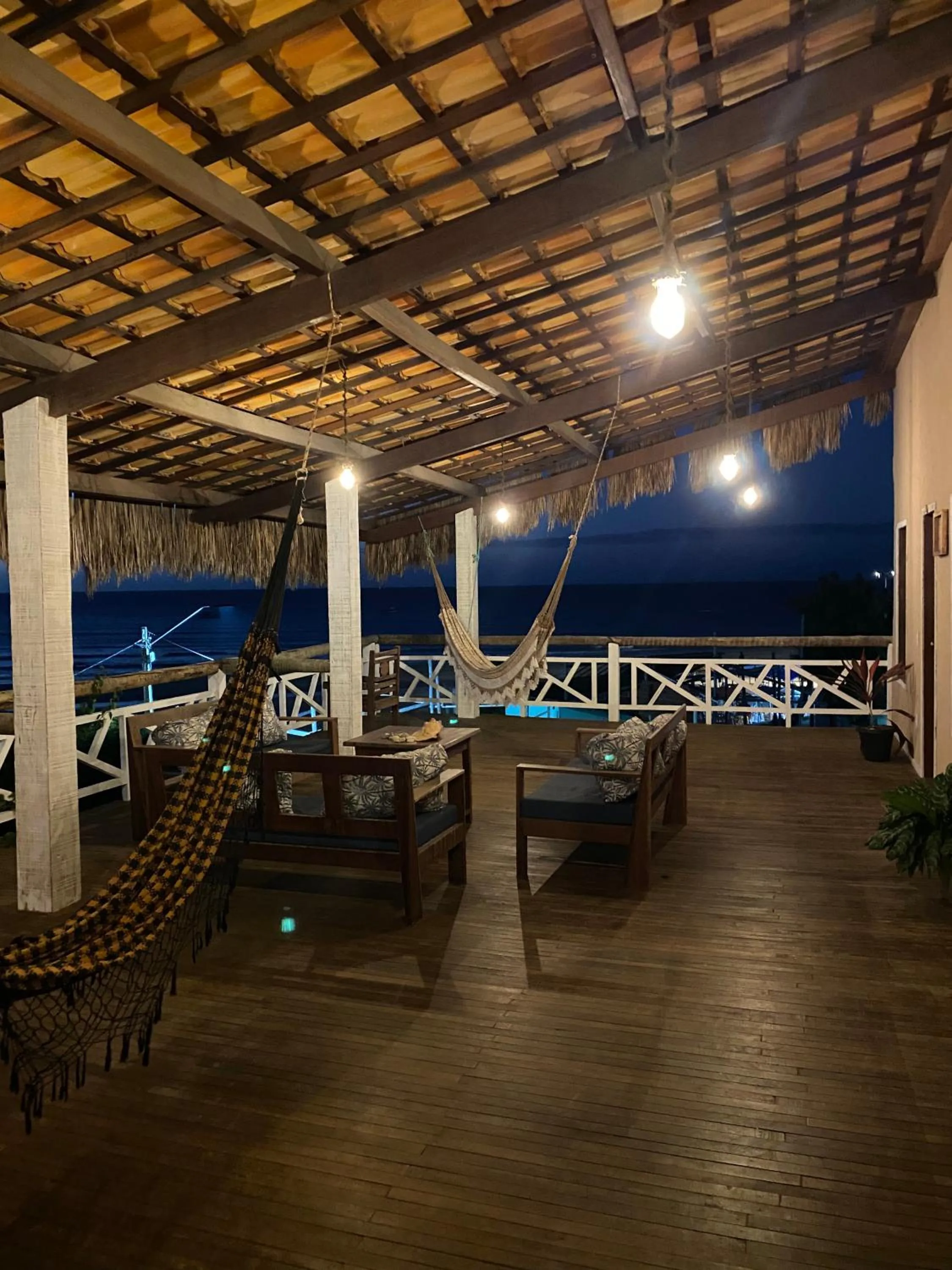 Balcony/Terrace in Villa Caravelas Praia de Moitas