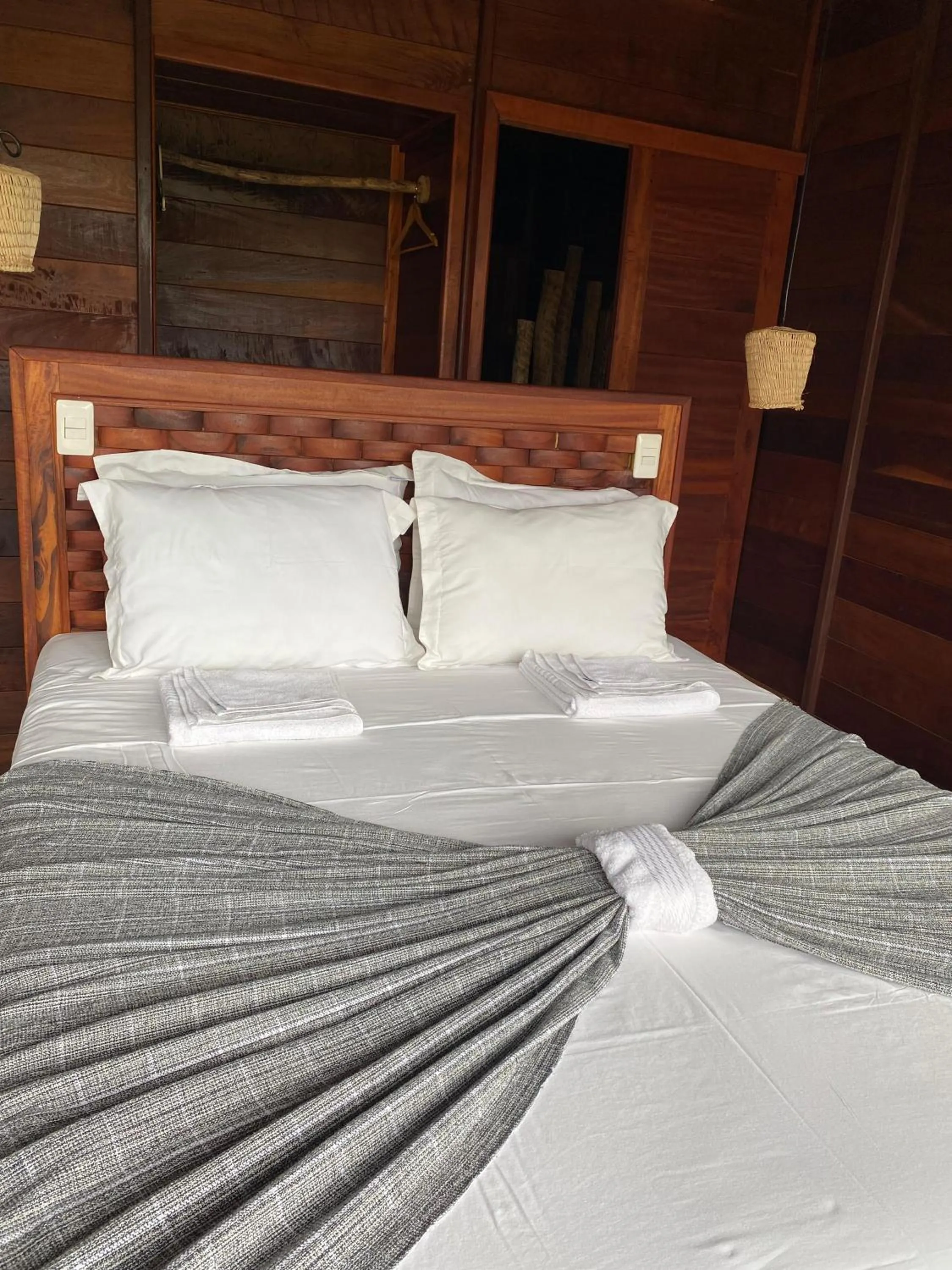 Bed in Villa Caravelas Praia de Moitas