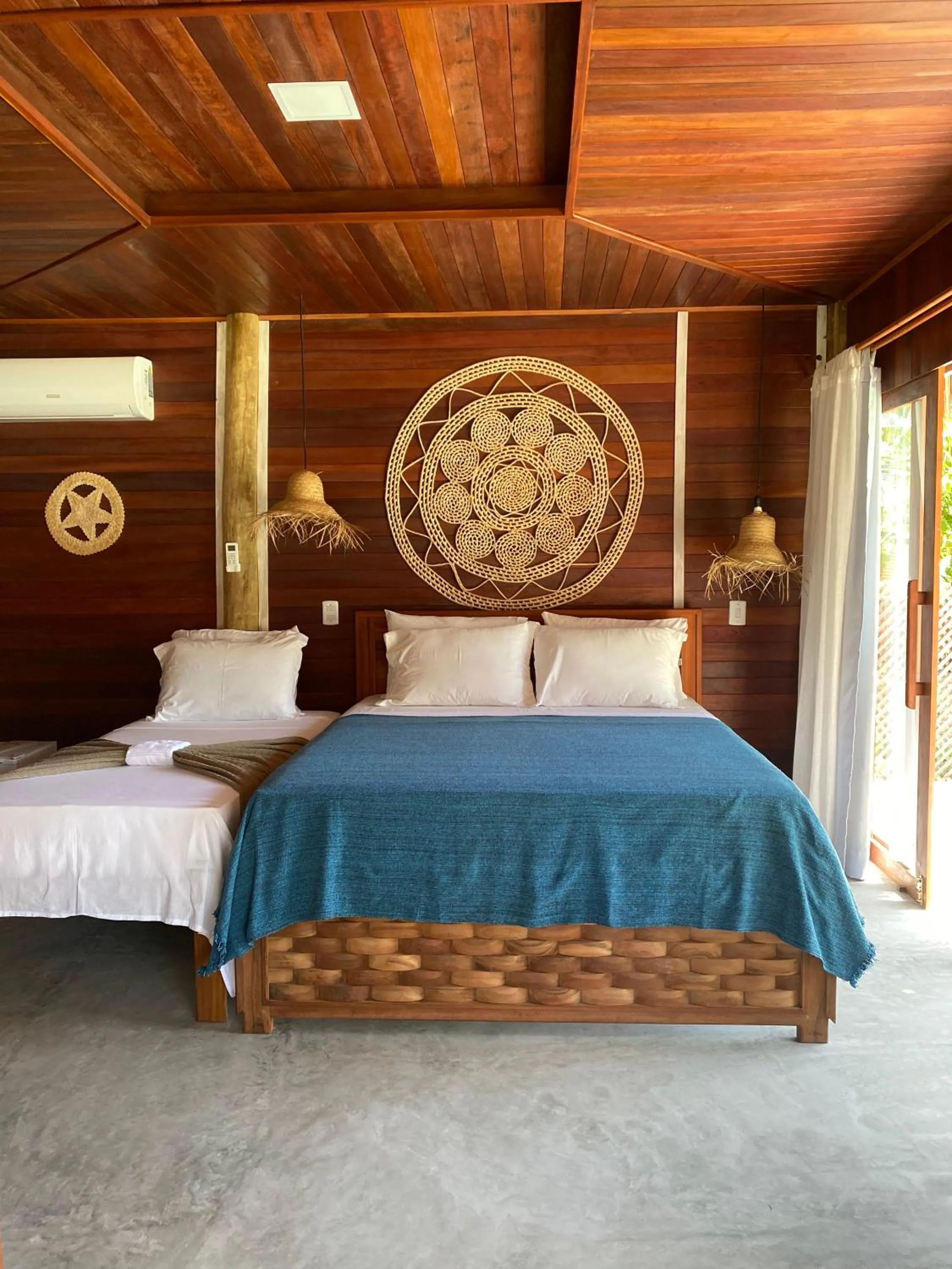 Bed in Villa Caravelas Praia de Moitas