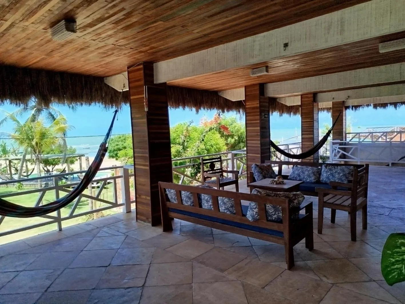 Sea view in Villa Caravelas Praia de Moitas