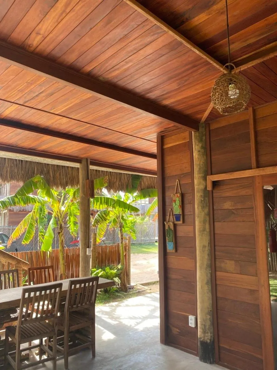 Garden view in Villa Caravelas Praia de Moitas