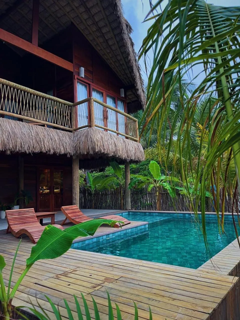 Swimming pool in Villa Caravelas Praia de Moitas