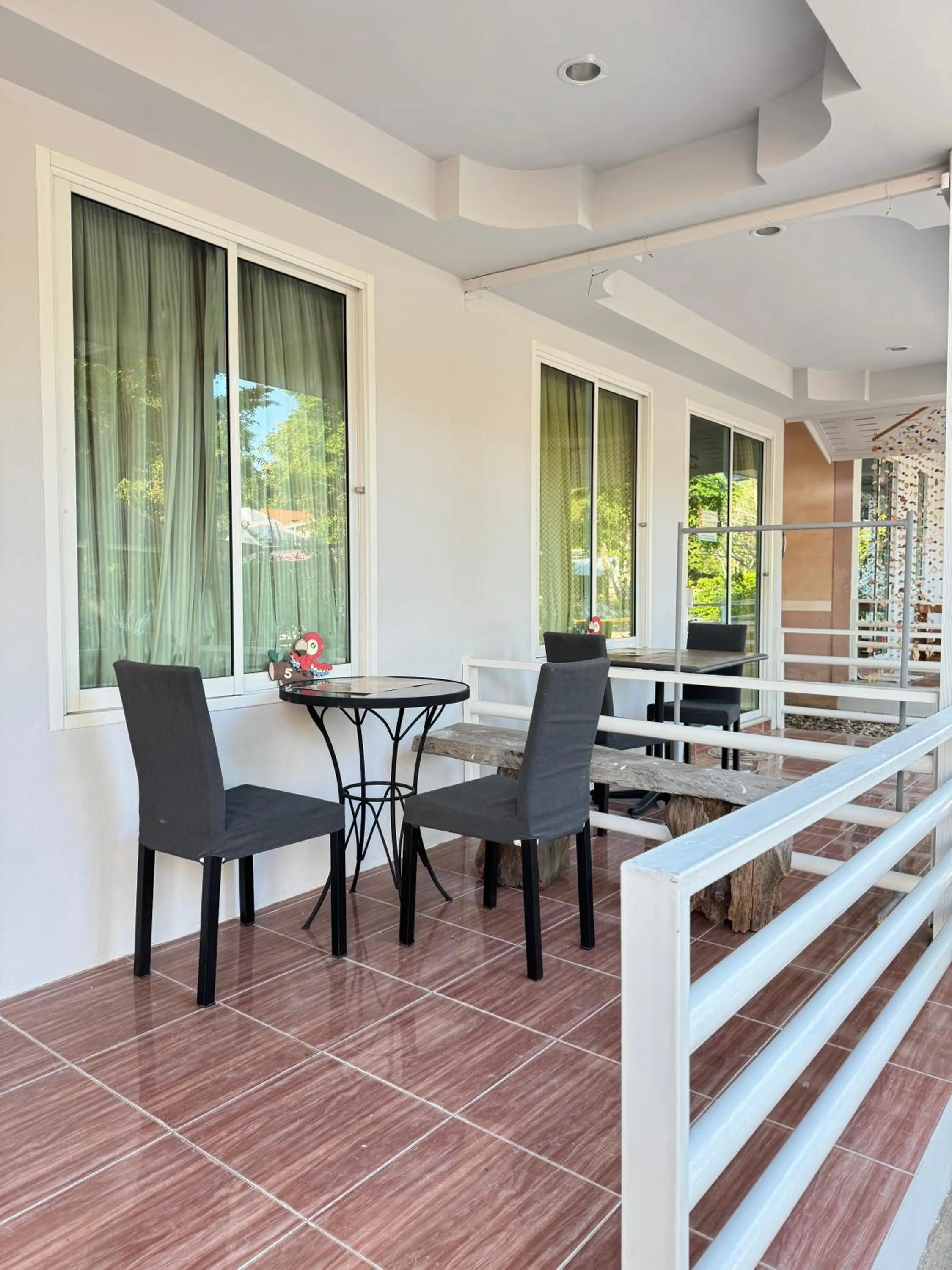 Balcony/Terrace in Rang Noknoy Resort at Kohlarn