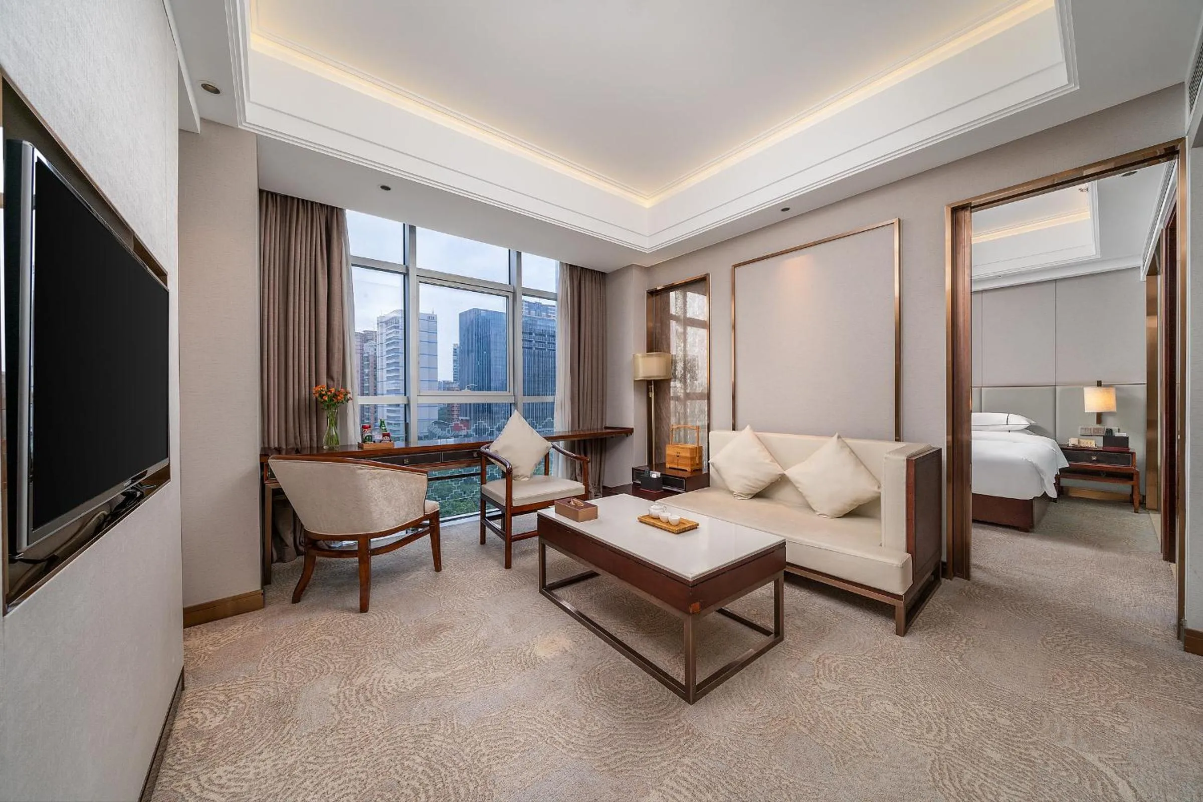 Living room in Echeng Hotel