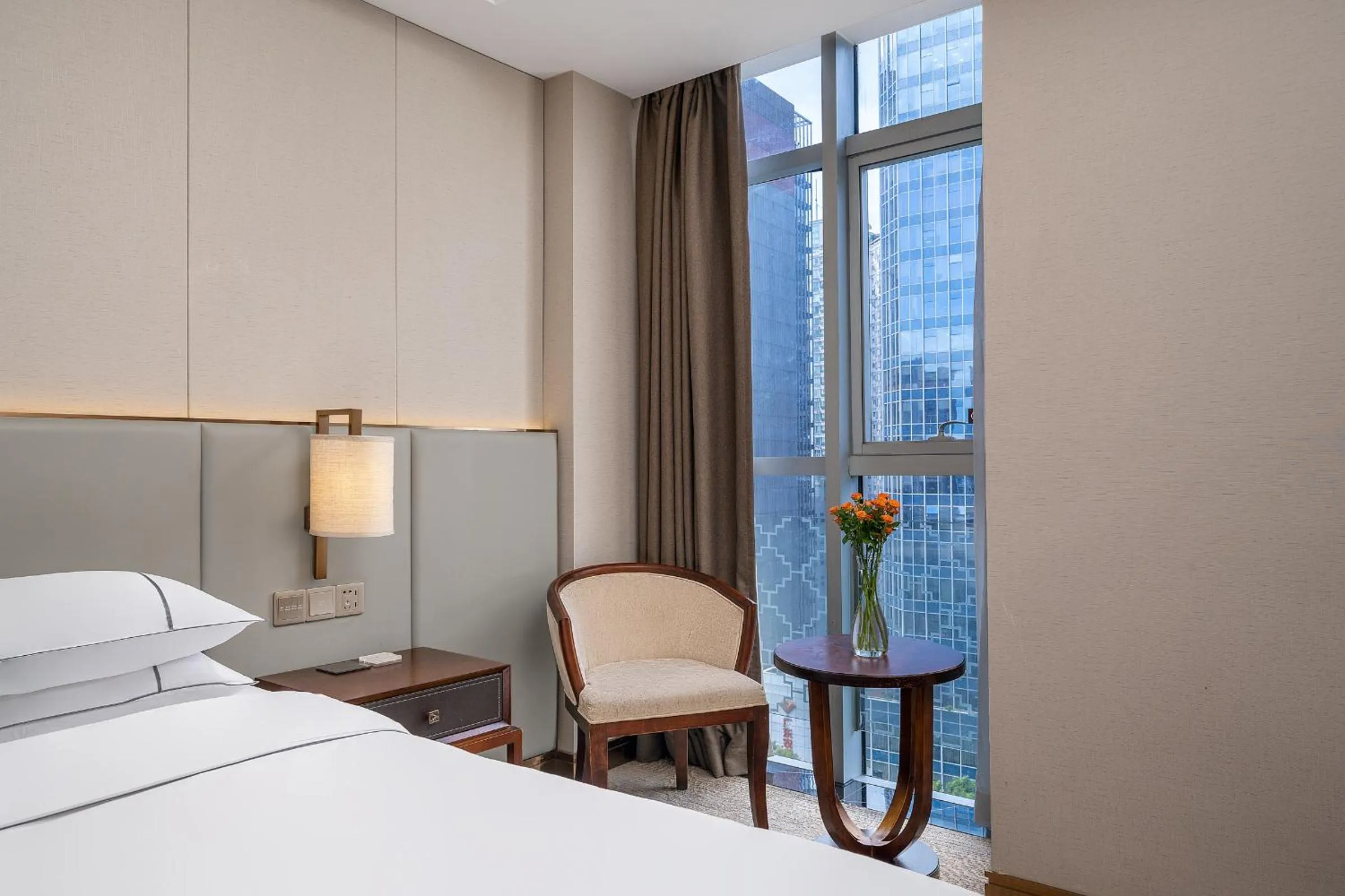 hair dresser, Bed in Echeng Hotel