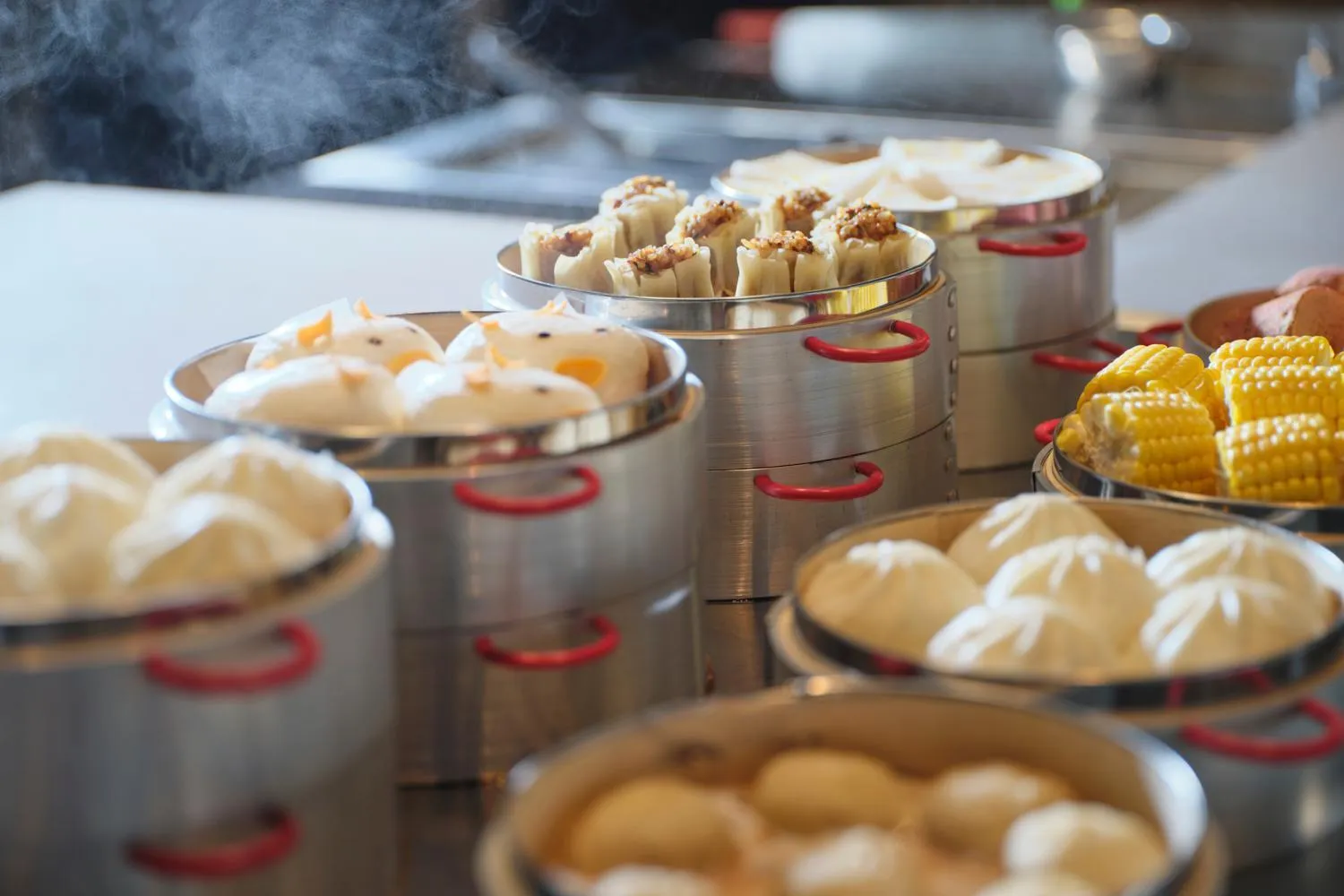 Breakfast in Pagoda Hotel Hangzhou Binjiang