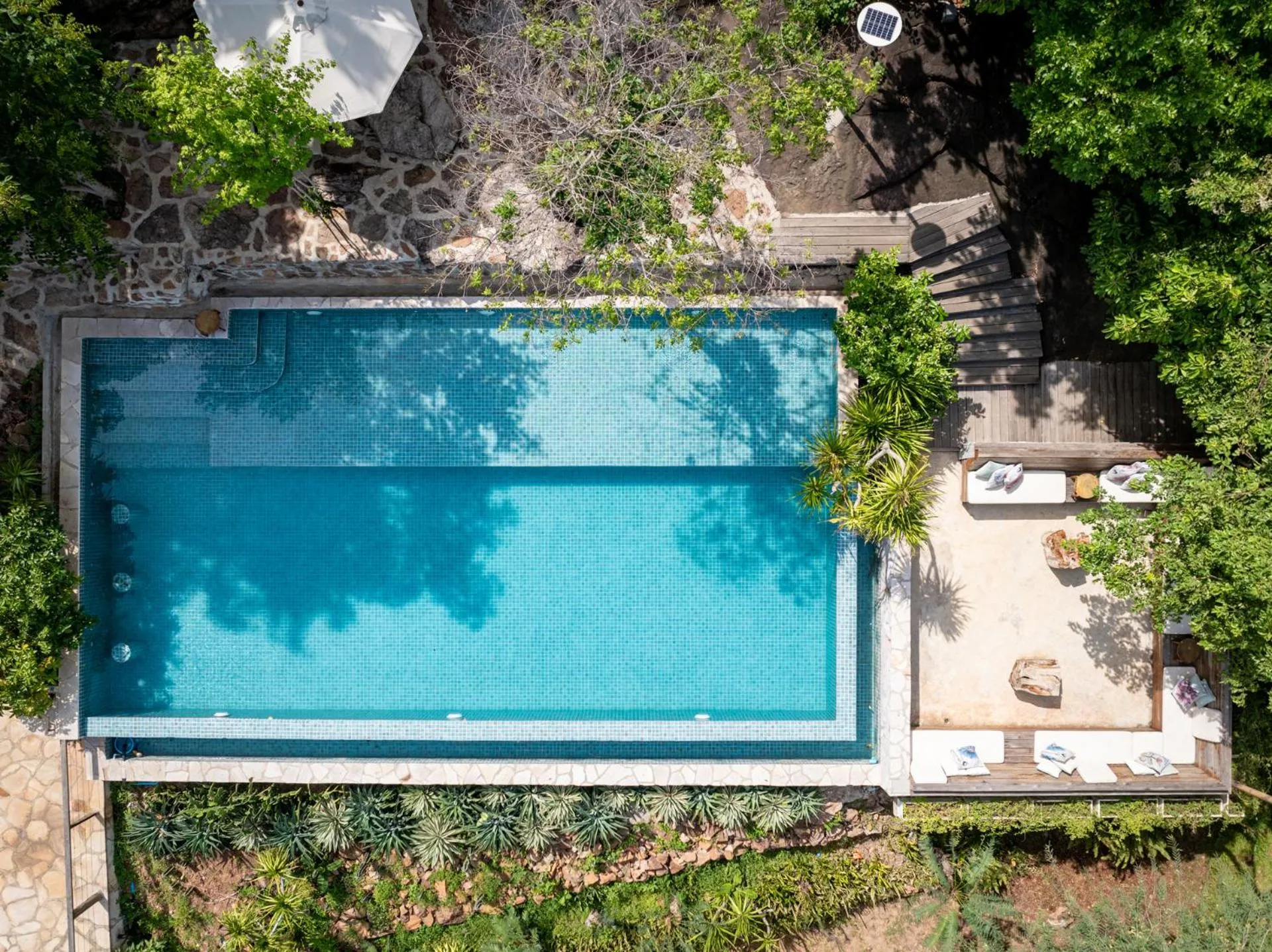 Pool view in Payana Kampot