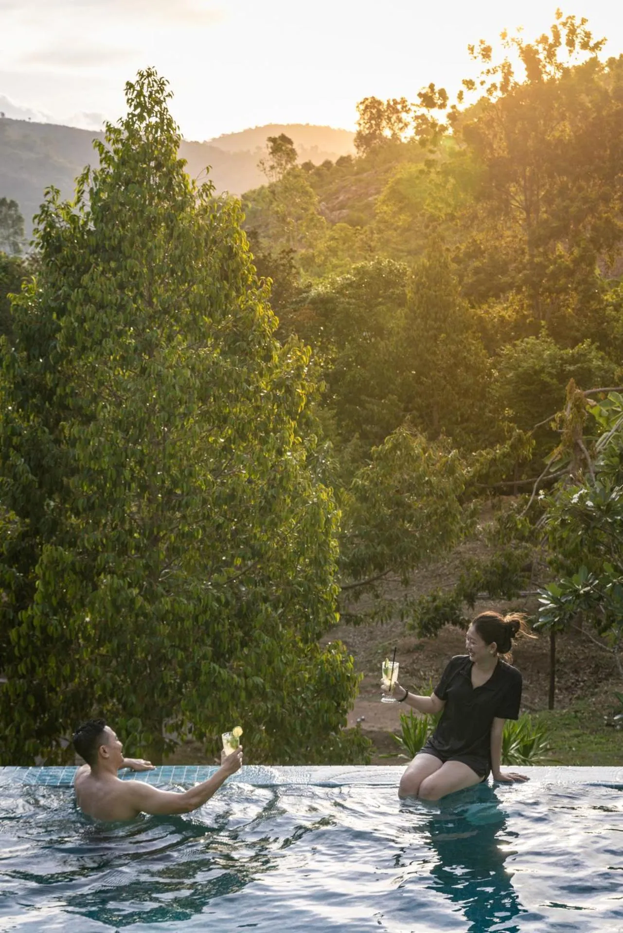 Swimming pool in Payana Kampot