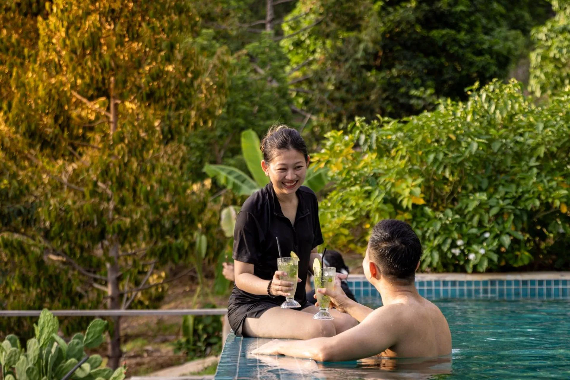 Swimming pool in Payana Kampot