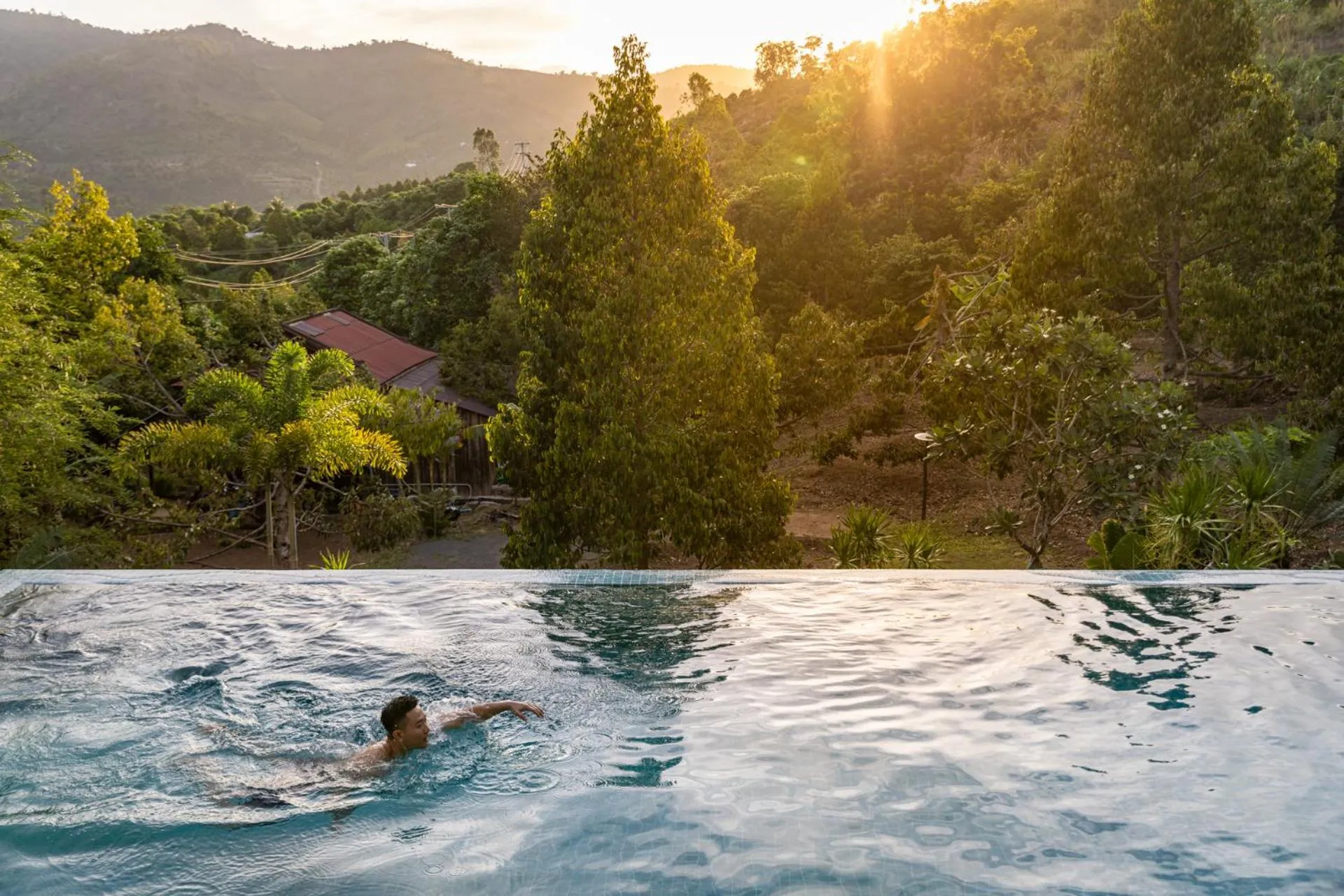 Swimming pool in Payana Kampot