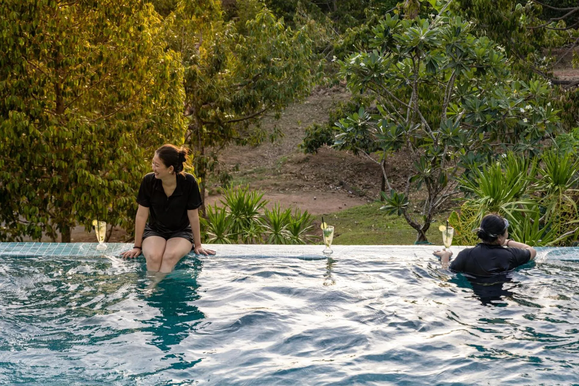 Swimming pool in Payana Kampot