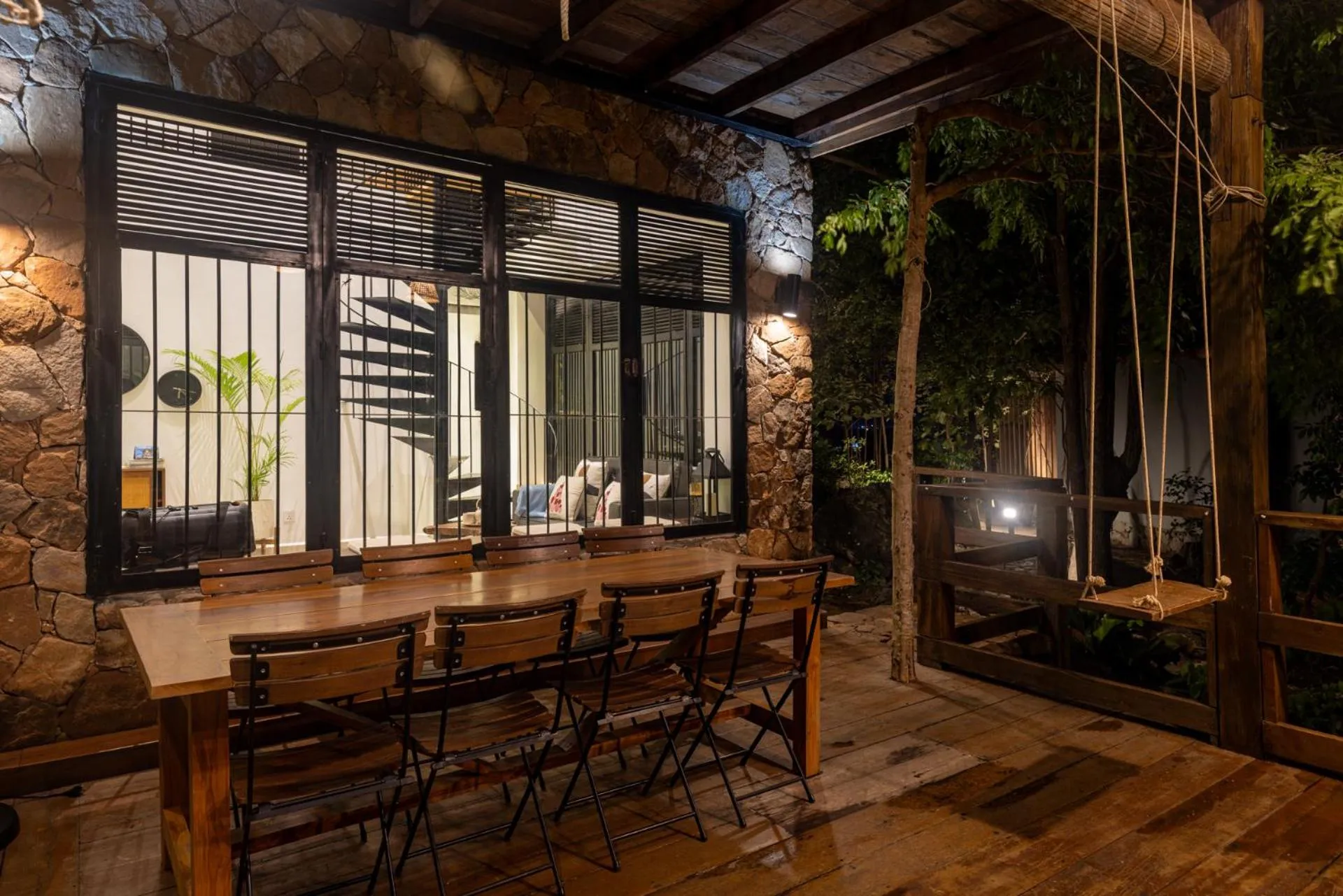 Dining area in Payana Kampot