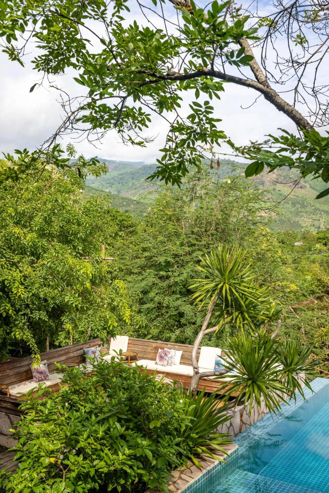 Pool view in Payana Kampot
