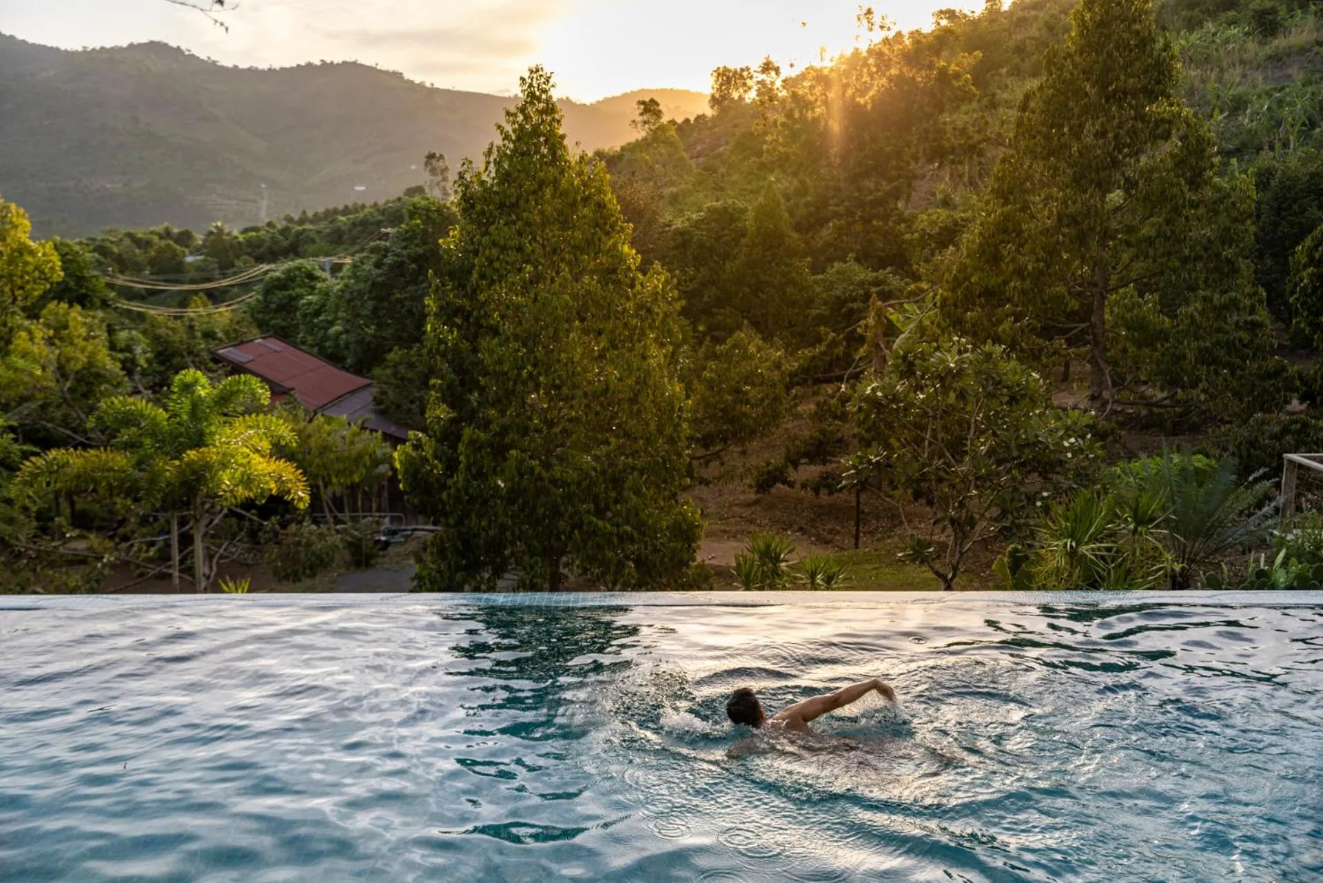 Swimming pool in Payana Kampot