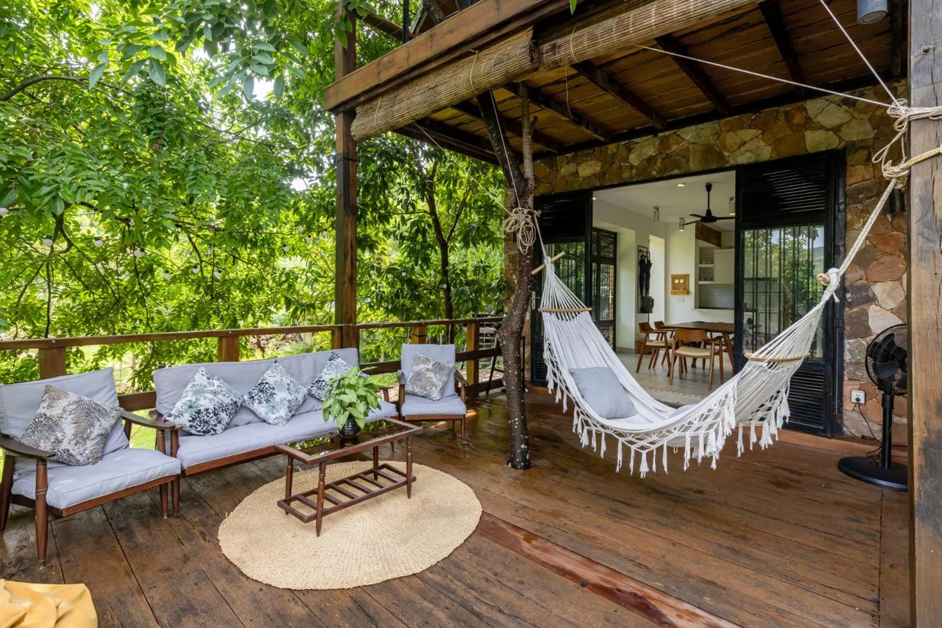 Seating area in Payana Kampot