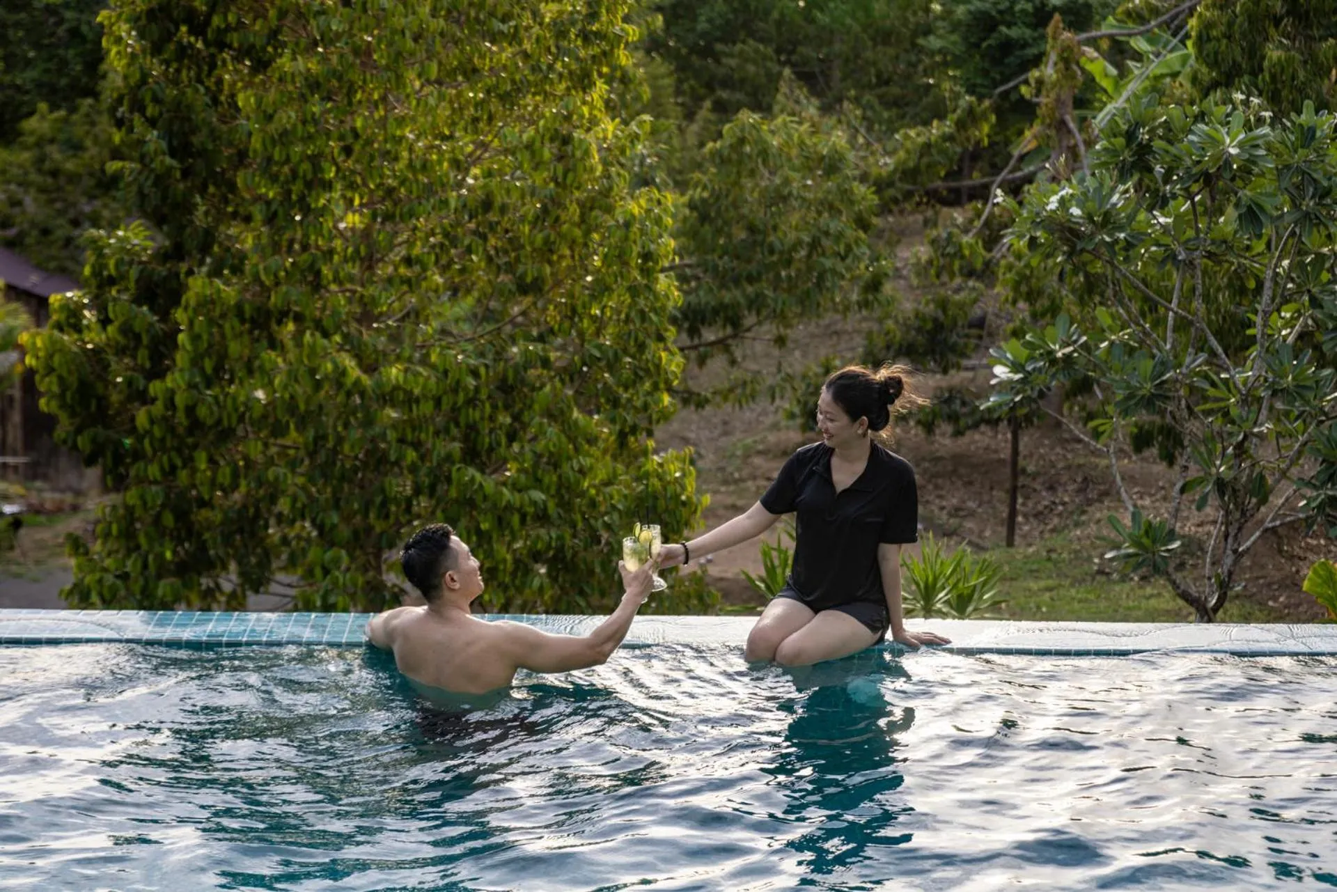 Swimming pool in Payana Kampot