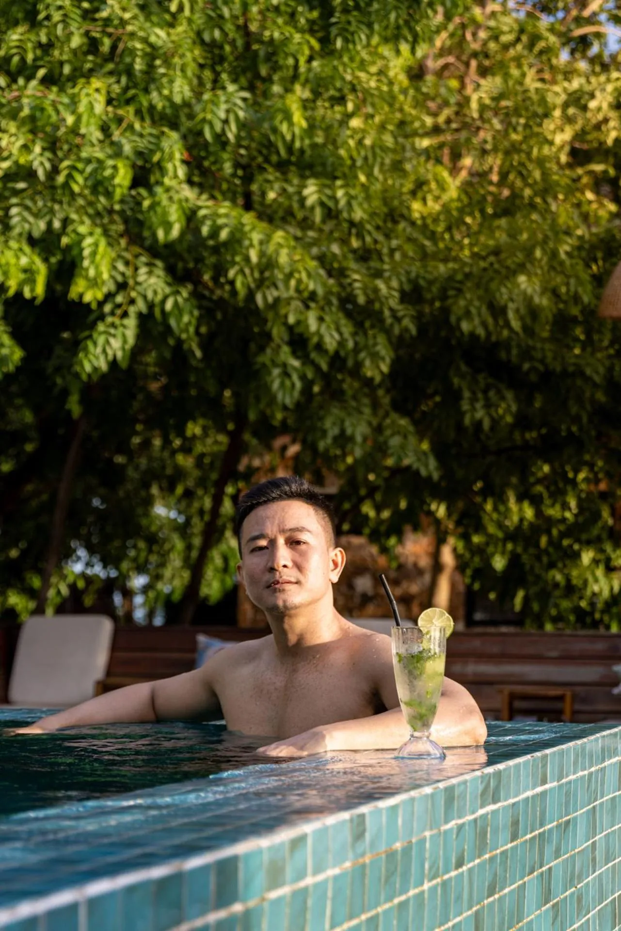 Swimming pool in Payana Kampot